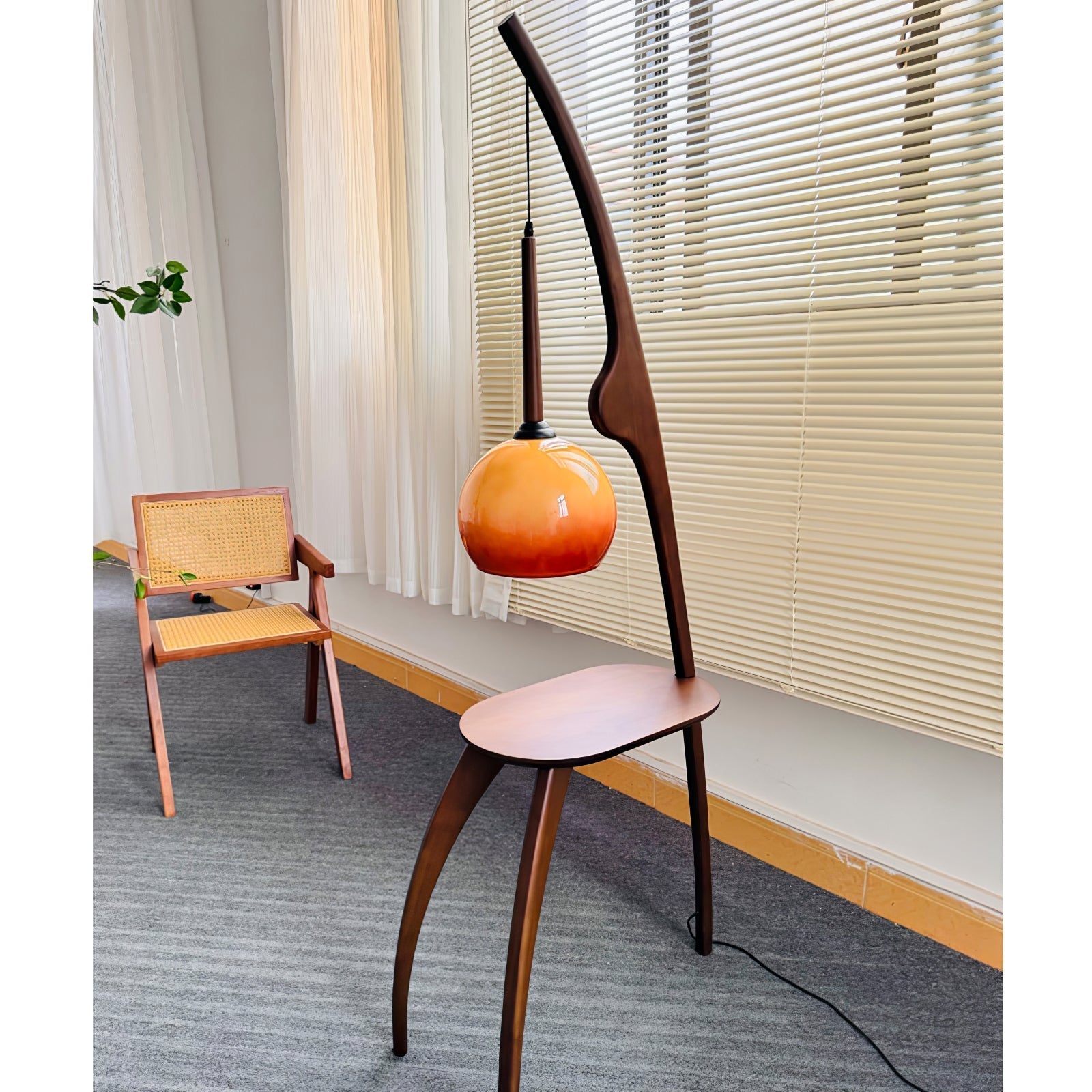 Curved Mantis Arm Floor Light, Floor Lamp, detail 25