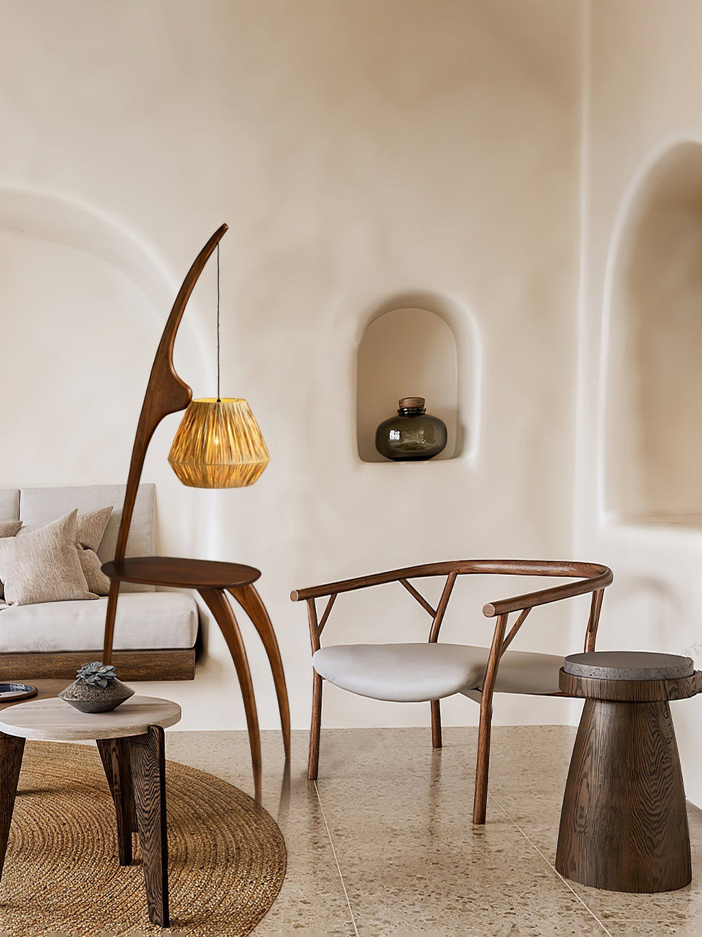 Curved Mantis Arm Floor Light, Floor Lamp, detail 26