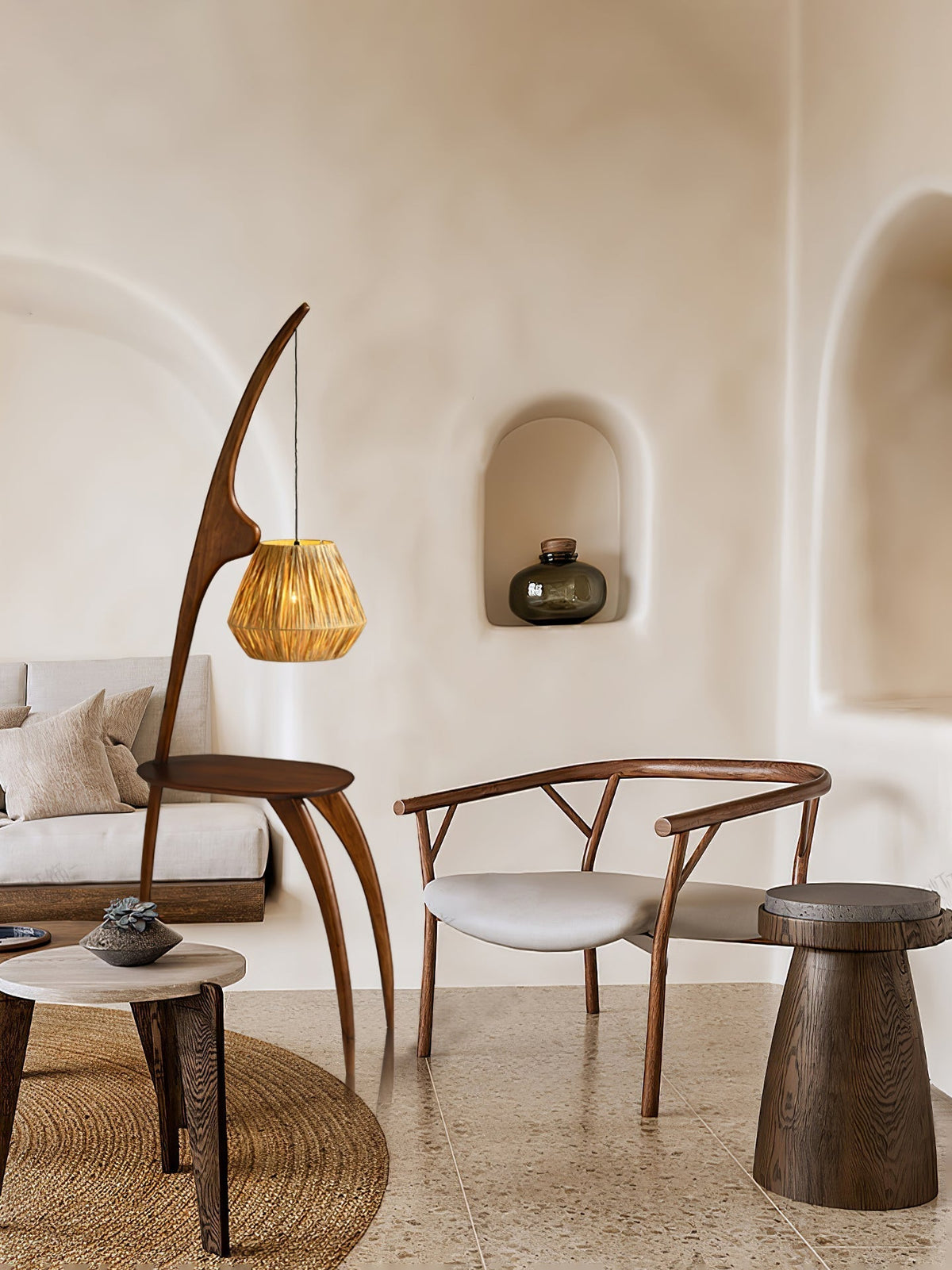 Curved Mantis Arm Floor Light, Floor Lamp, detail 26