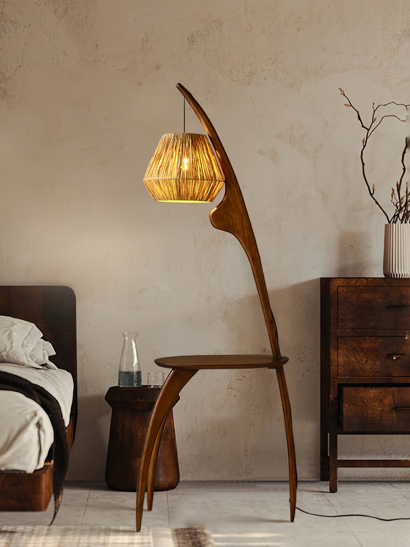 Curved Mantis Arm Floor Light, Floor Lamp, detail 29