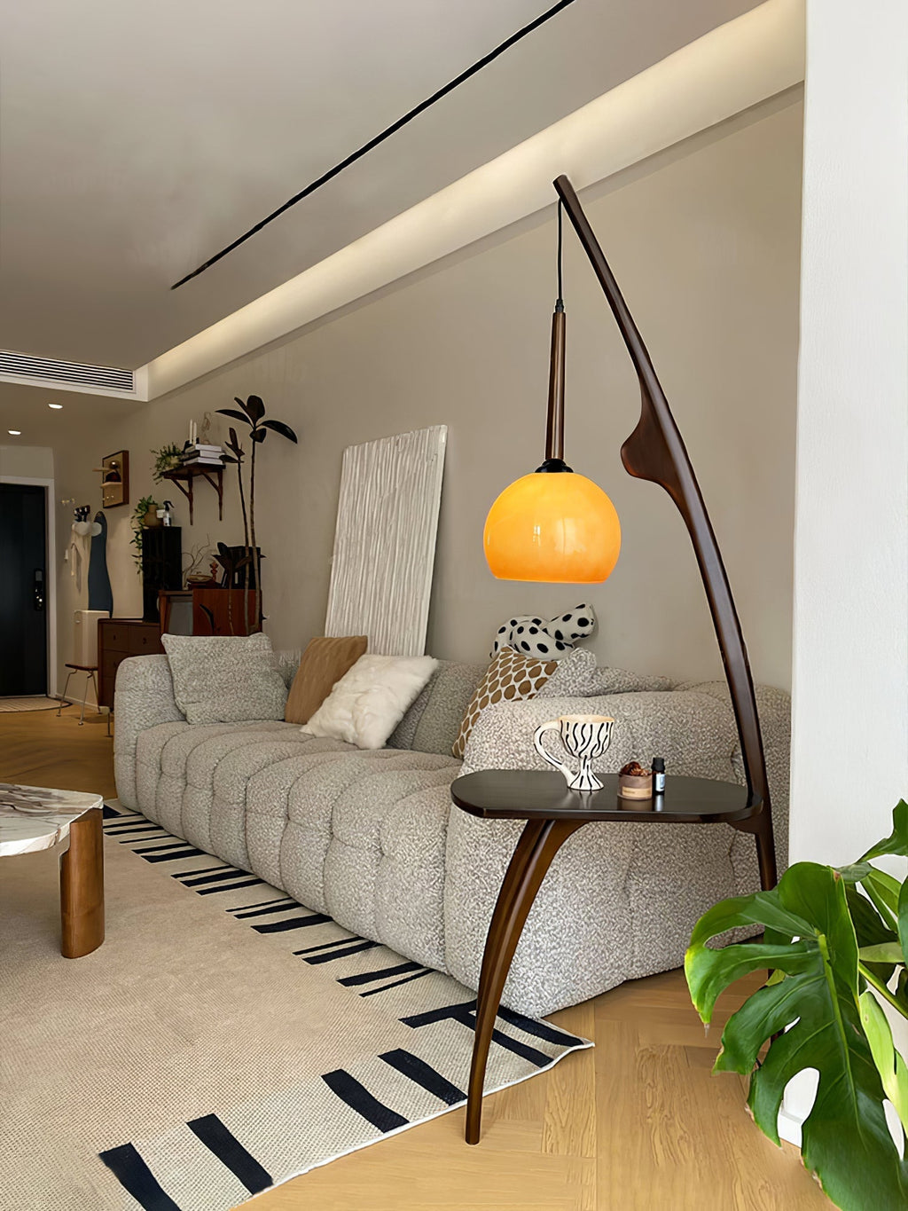 Curved Mantis Arm Floor Light, Floor Lamp, detail 10