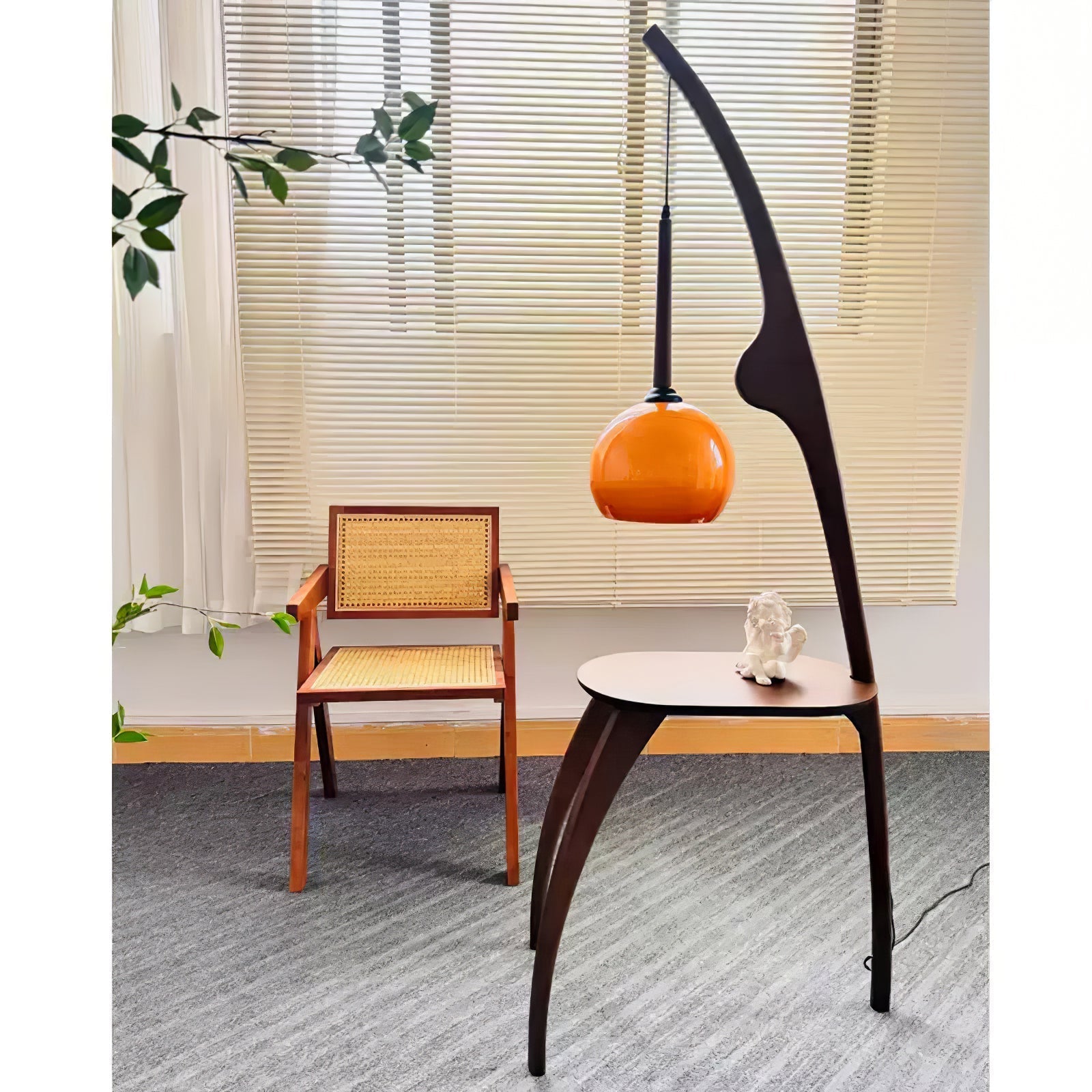 Curved Mantis Arm Floor Light, Floor Lamp, detail 11