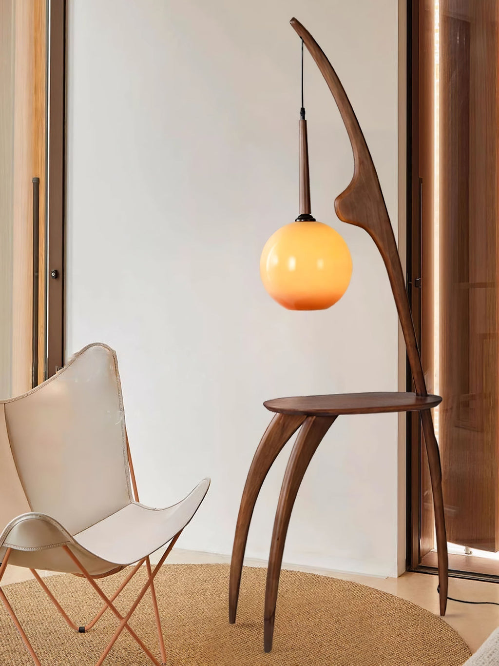 Curved Mantis Arm Floor Light, Floor Lamp, detail 40