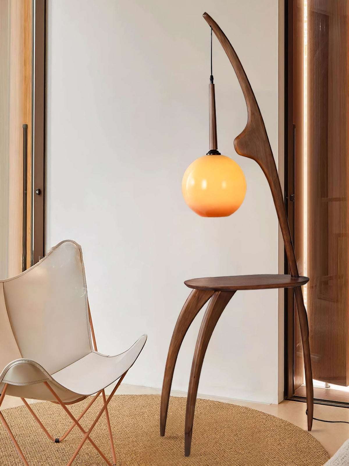 Curved Mantis Arm Floor Light, Floor Lamp, detail 40