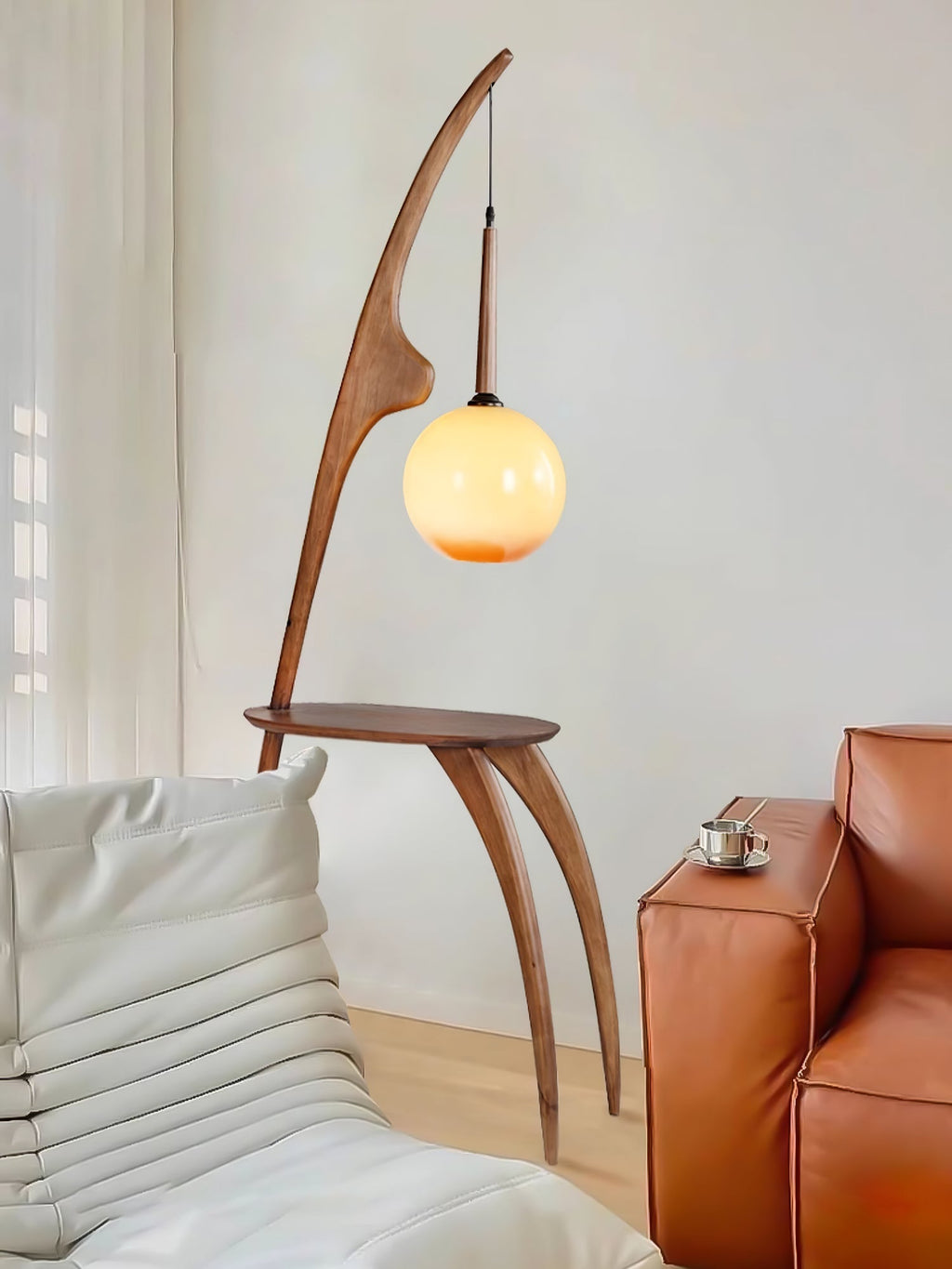 Curved Mantis Arm Floor Light, Floor Lamp, detail 42