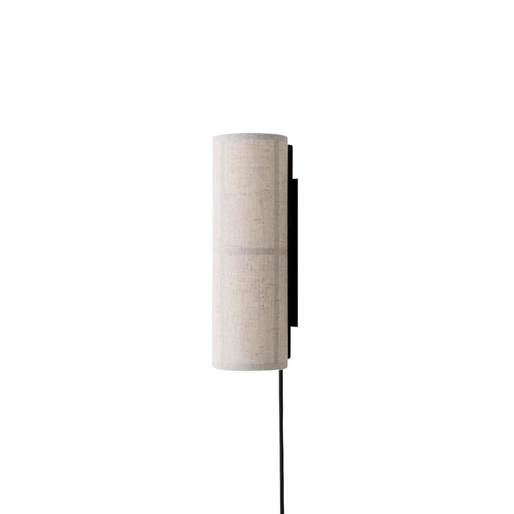 Cylinder Fabric Wall Light, Hardwired Wall Sconce, detail 12