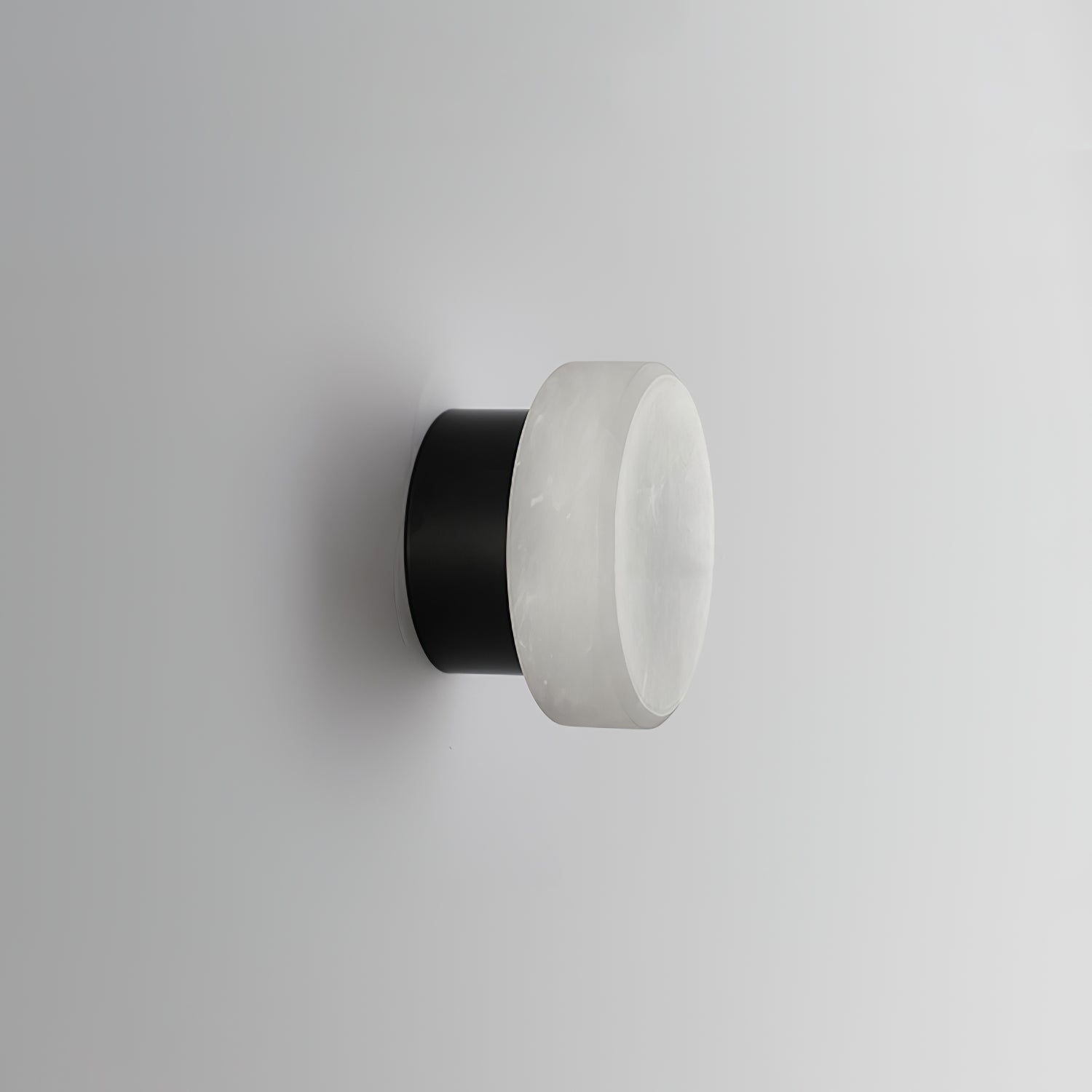 Cylindrical Alabaster Wall Light, Hardwired Wall Sconce, detail 18