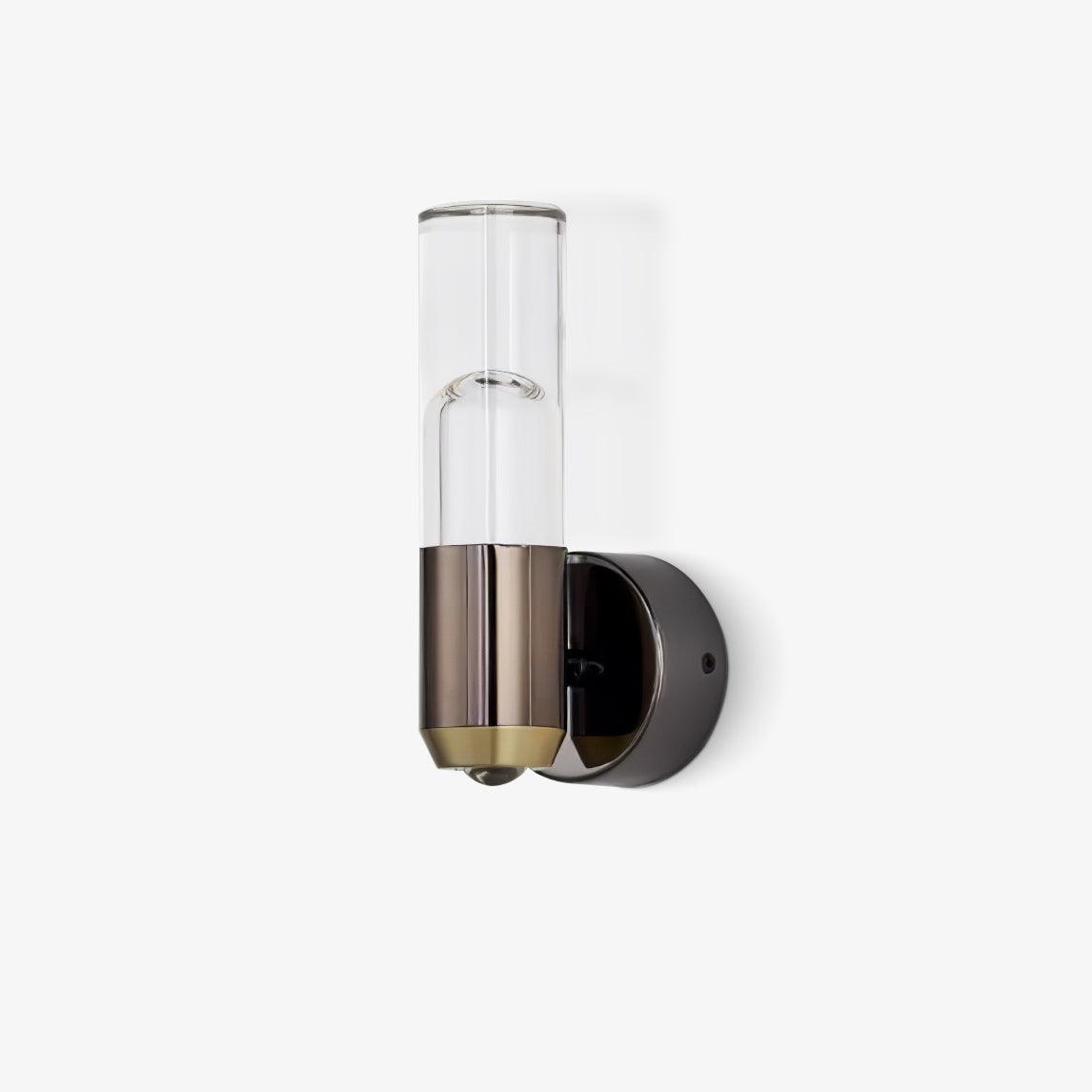 Cylindrical Contemporary Wall Light, Hardwired Wall Sconce, detail 2