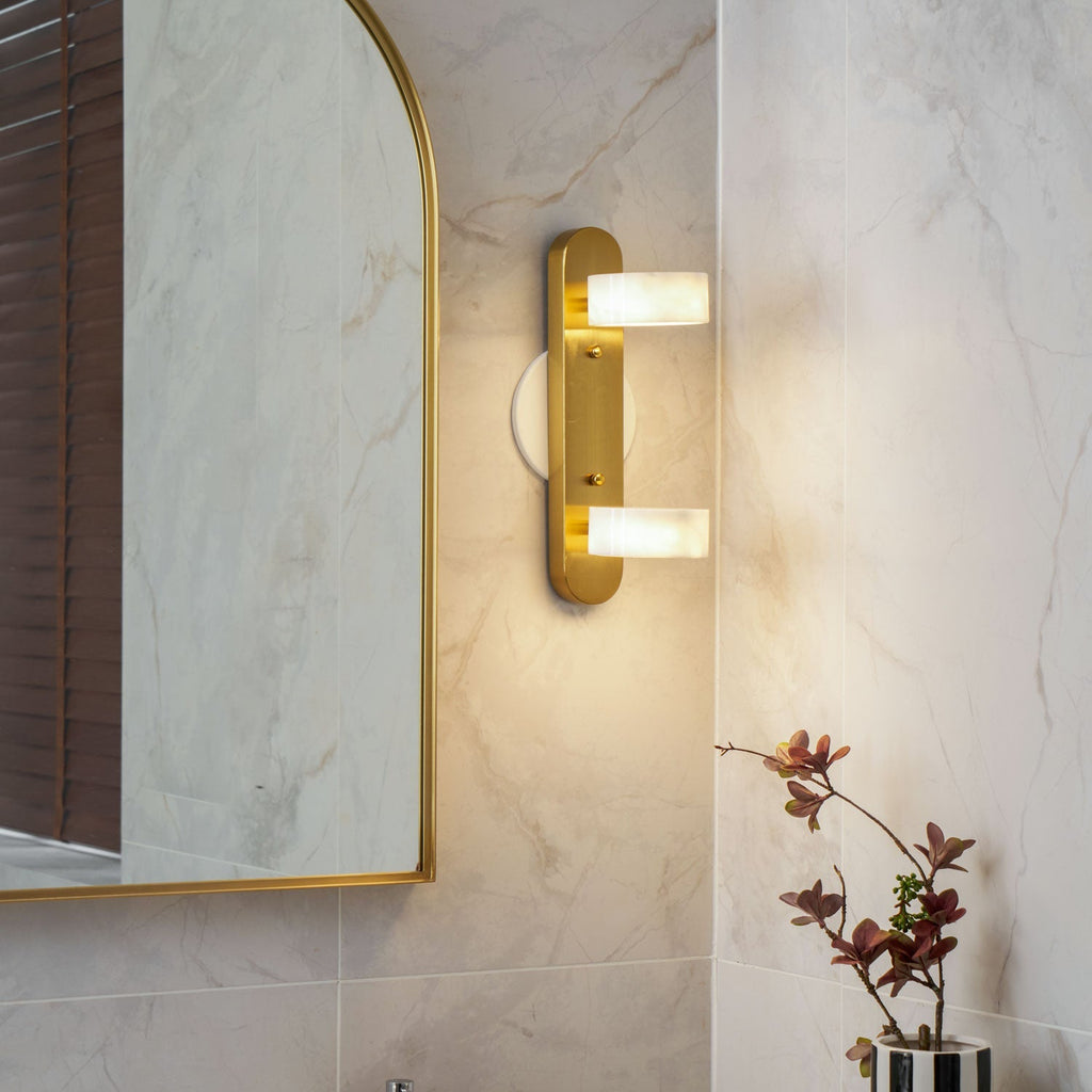 Traviso Trio Vanity Fixture, Bathroom Vanity Light, detail 5