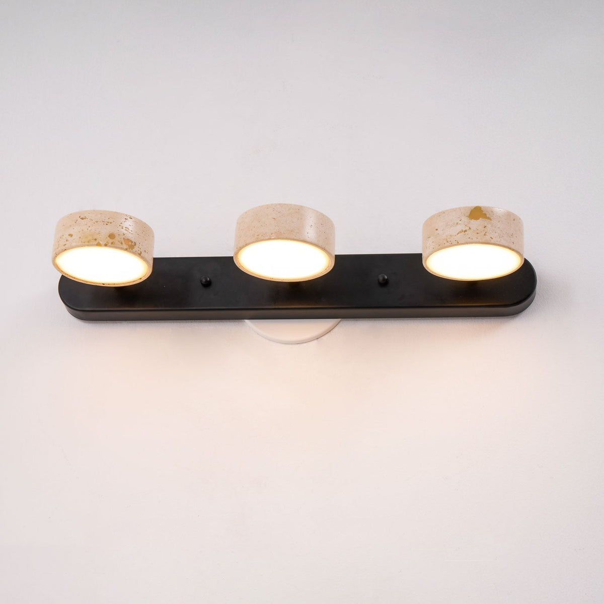 Traviso Trio Vanity Fixture, Bathroom Vanity Light, detail 4