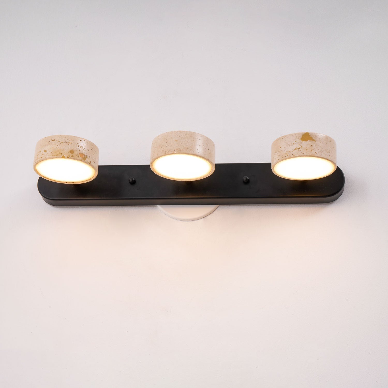 Traviso Trio Vanity Fixture, Bathroom Vanity Light, detail 4