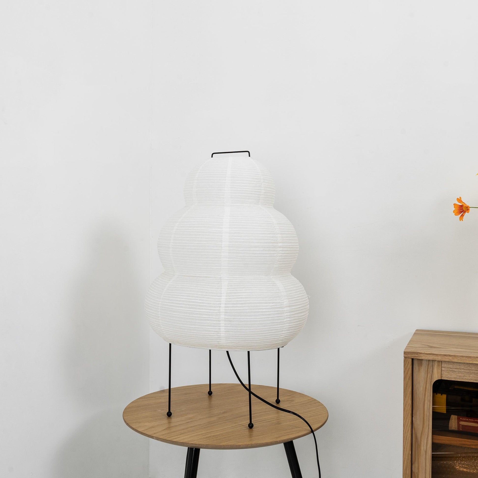 Washi Paper Table Light, Bedside Table Lamp, detail 76