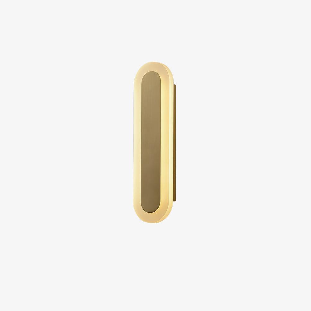 Daba Wall Light, Bedroom Wall Sconce, Brass, W 8cm x H 30cm