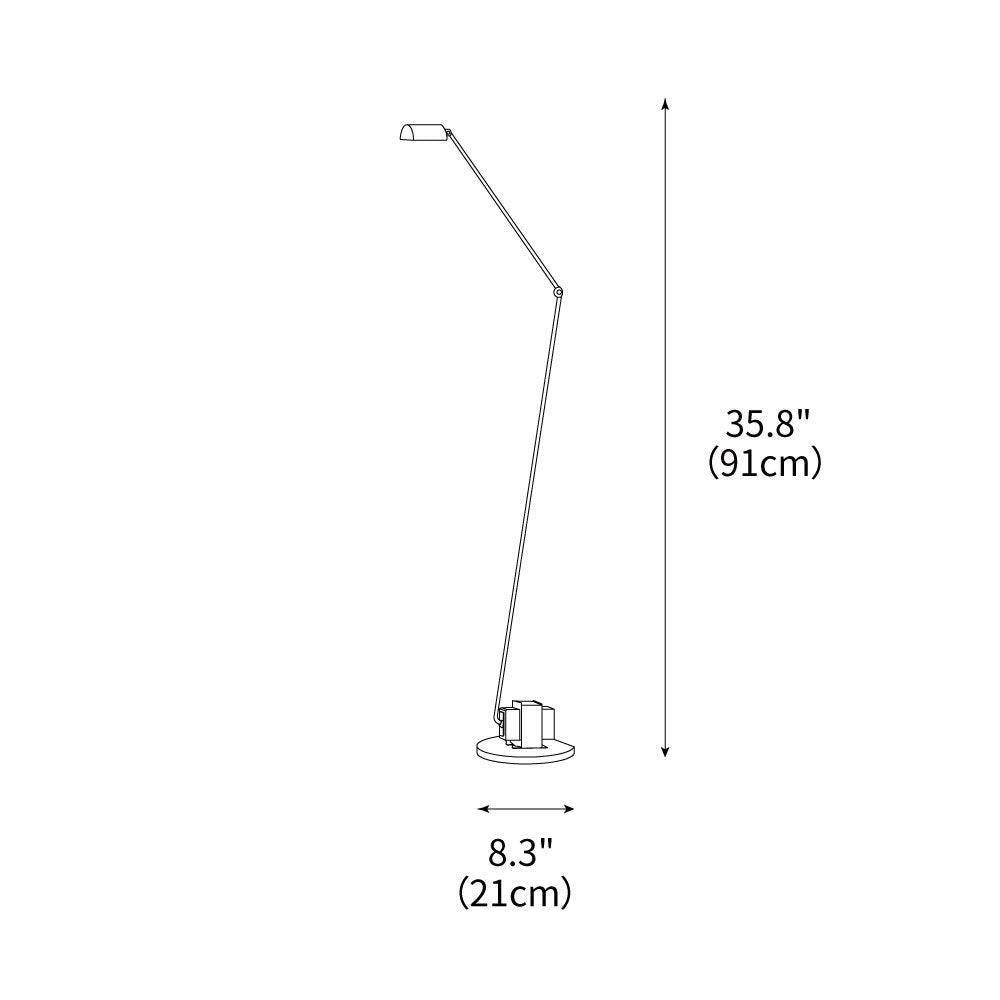 Apex Flex Floor Light 8.3", Floor Lamp, detail 3