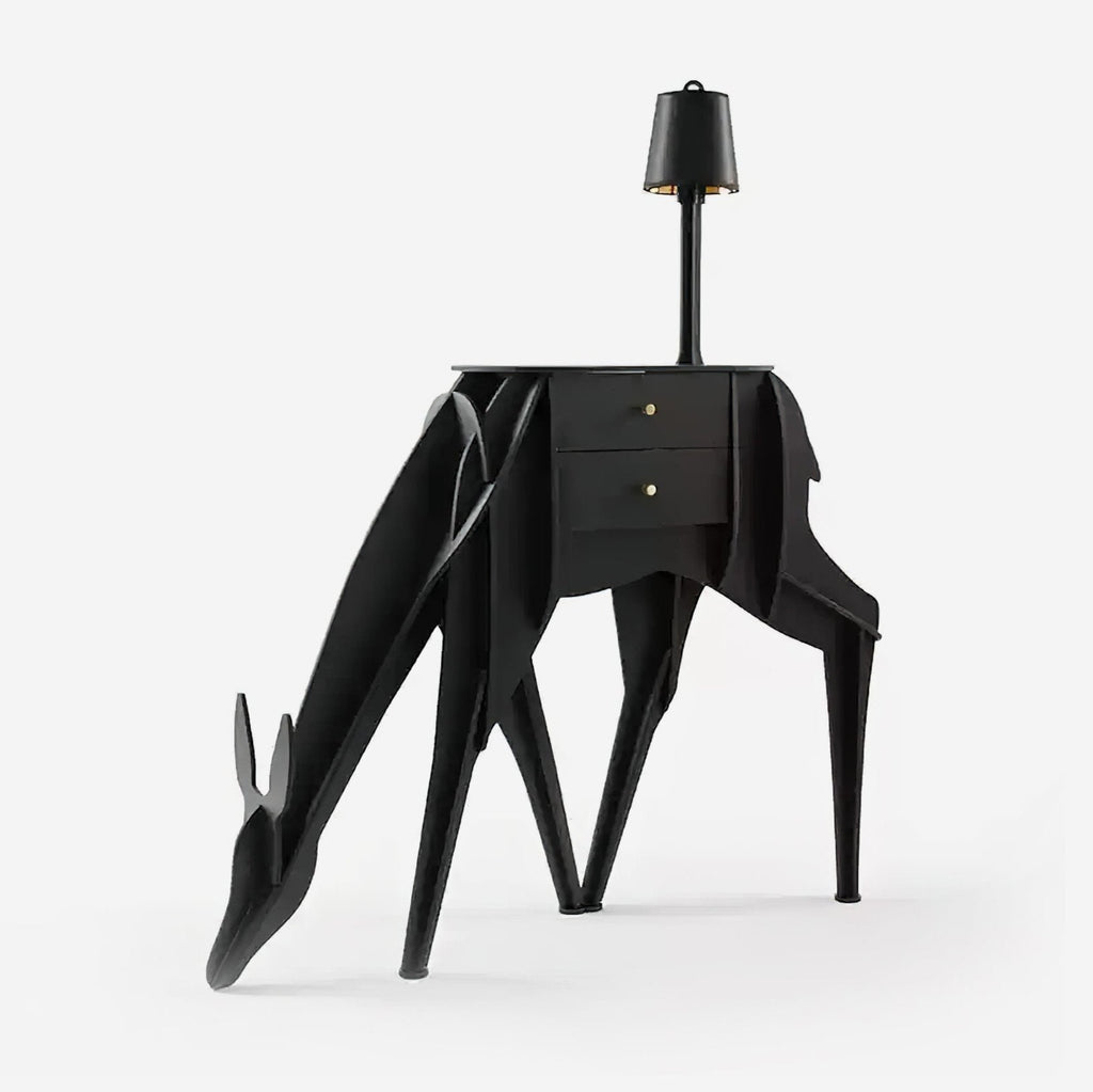 Deer Art Floor Light, Floor Lamp, Resin board, L 108cm x H 126cm