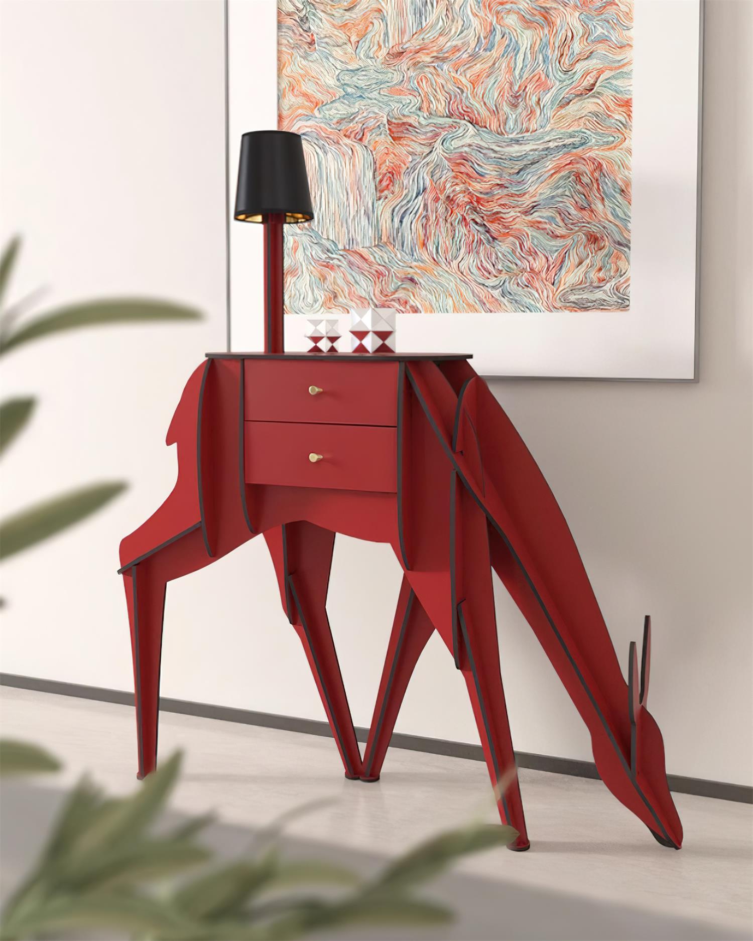 Deer Art Floor Light, Floor Lamp, detail 6