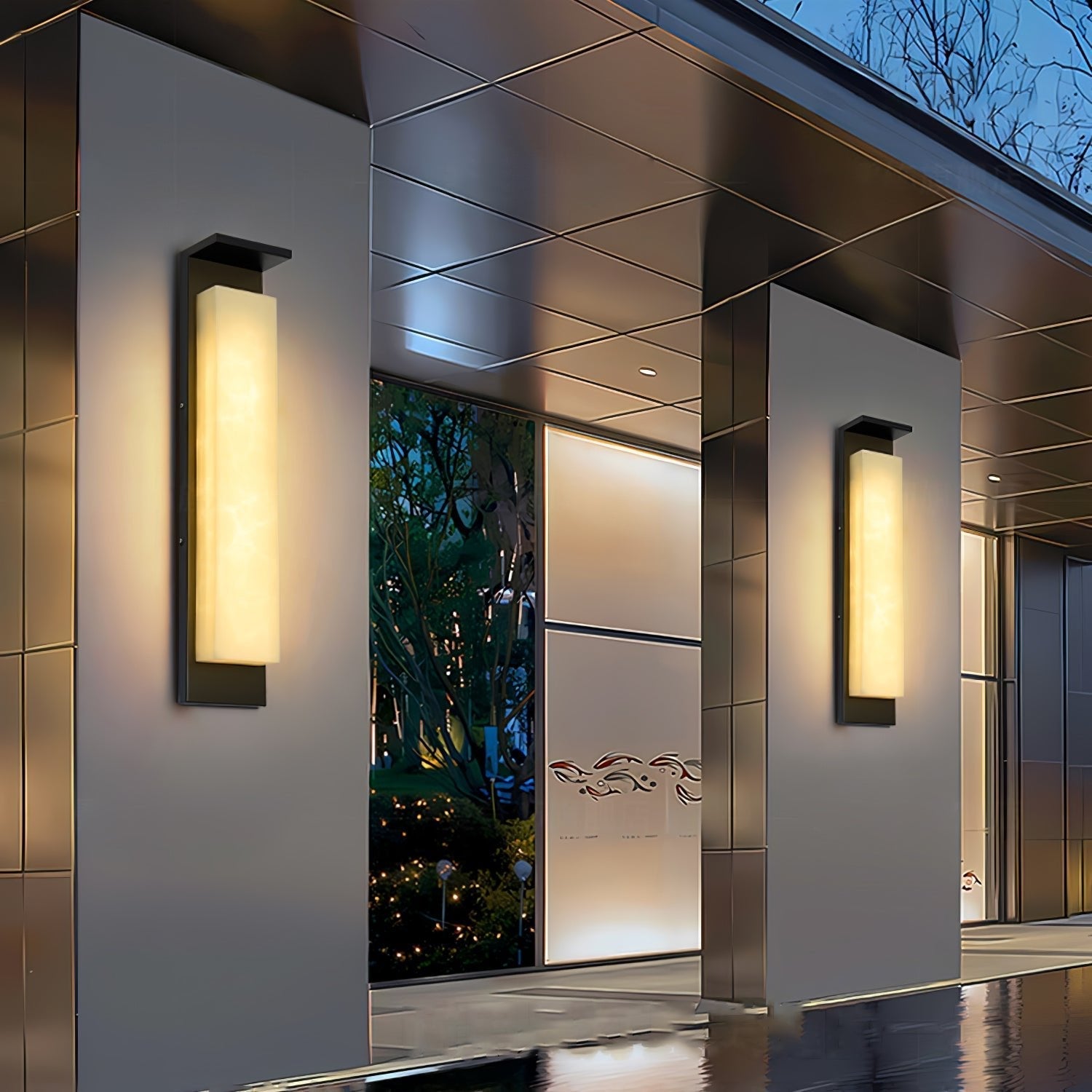 Delaney Exterior Wall Light, Outdoor Wall Light, detail 2