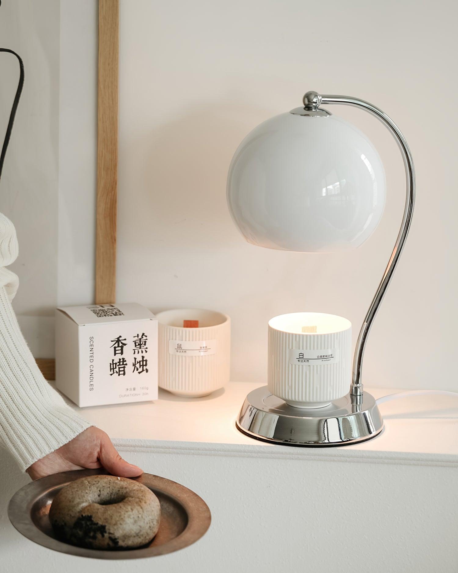 Metal Dennie Warmer Lamp, Bedside Table Lamp, detail 13