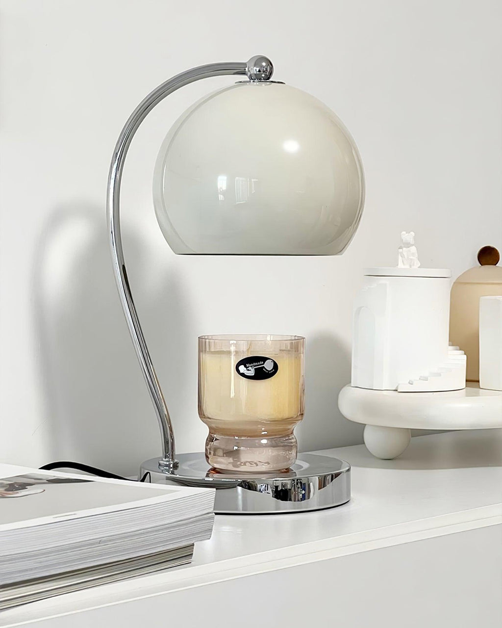 Metal Dennie Warmer Lamp, Bedside Table Lamp, detail 15