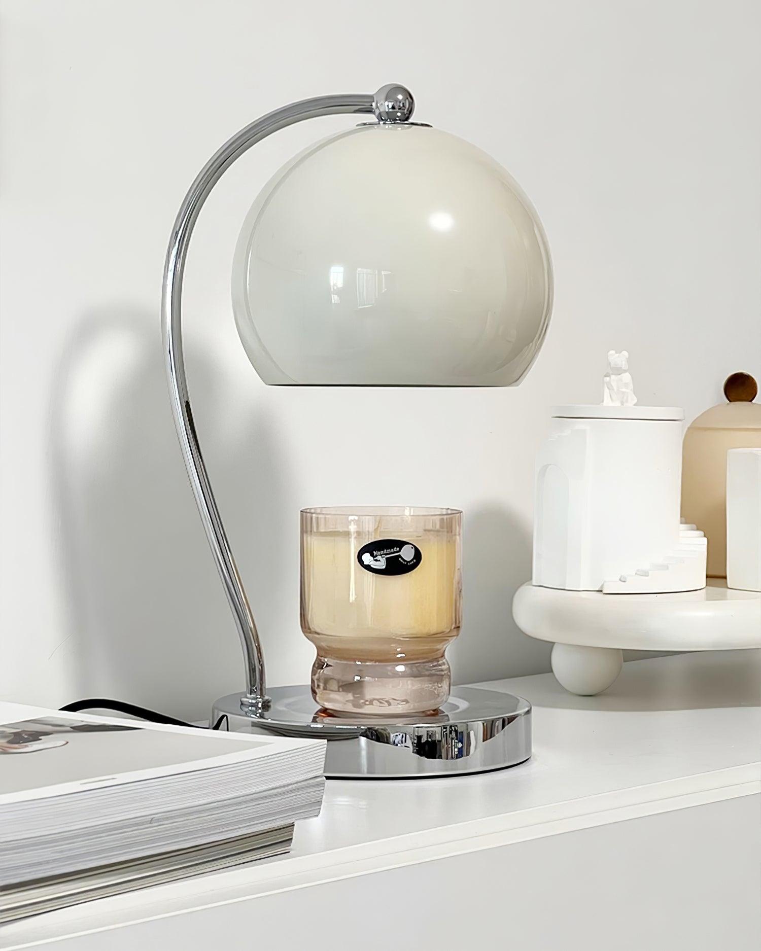 Metal Dennie Warmer Lamp, Bedside Table Lamp, detail 15