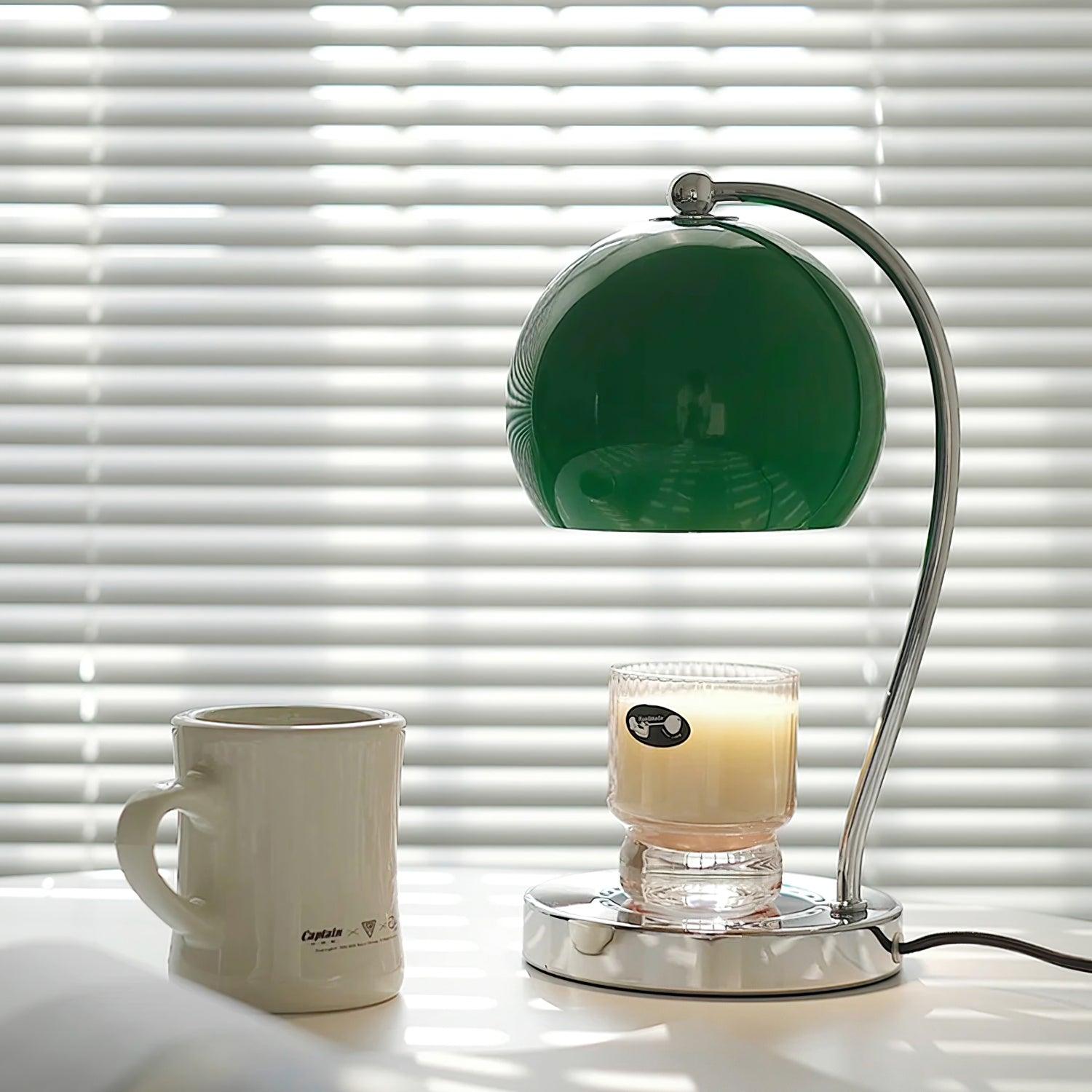 Metal Dennie Warmer Lamp, Bedside Table Lamp, detail 6