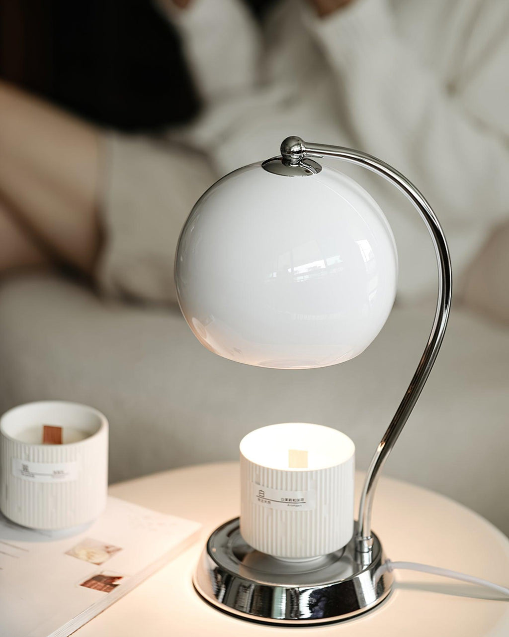 Metal Dennie Warmer Lamp, Bedside Table Lamp, detail 19