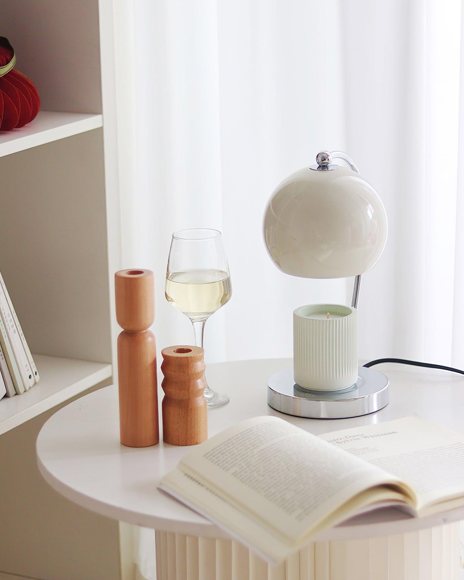 Metal Dennie Warmer Lamp, Bedside Table Lamp, detail 20