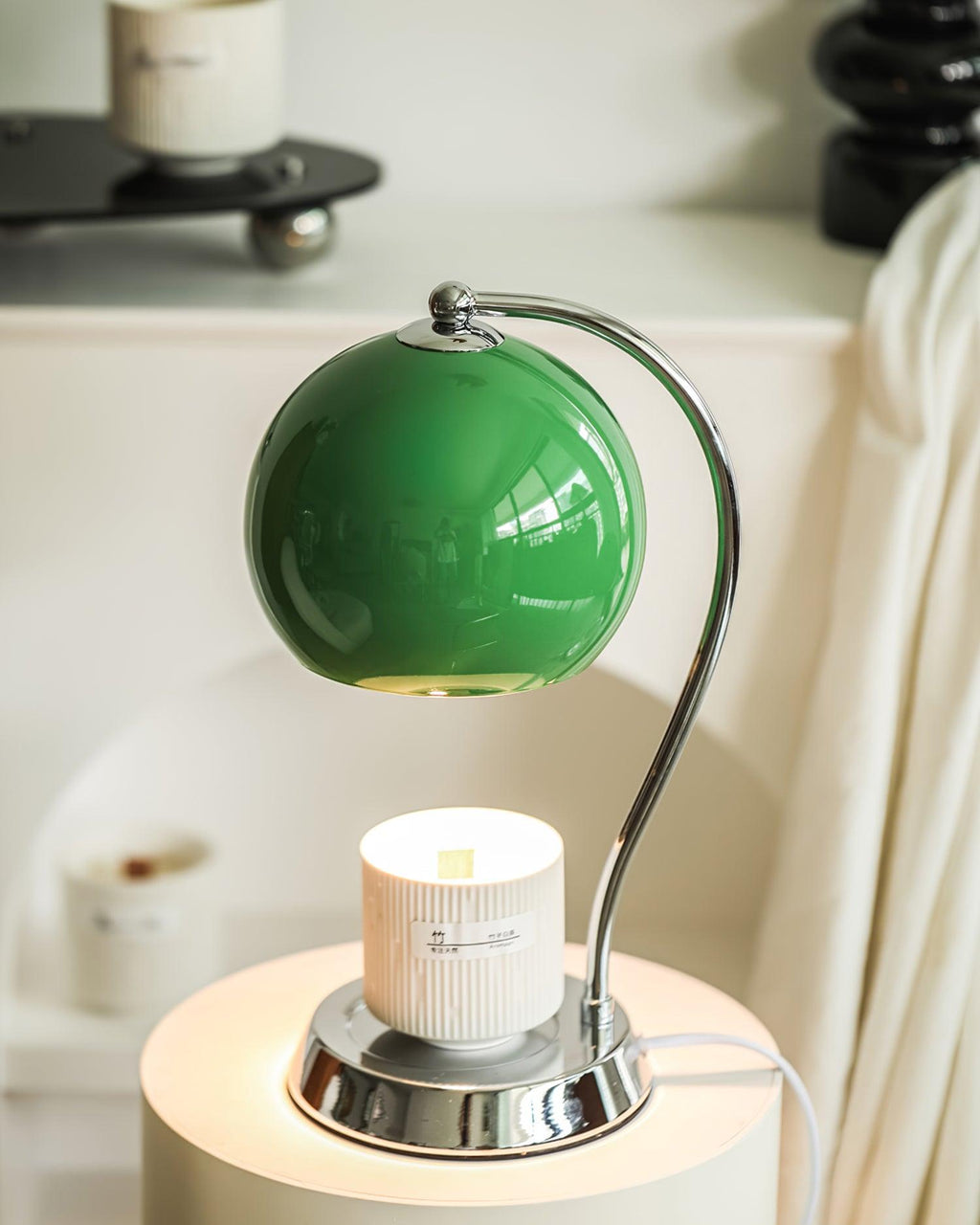 Metal Dennie Warmer Lamp, Bedside Table Lamp, detail 25