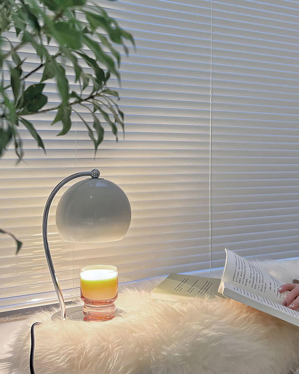 Metal Dennie Warmer Lamp, Bedside Table Lamp, detail 8