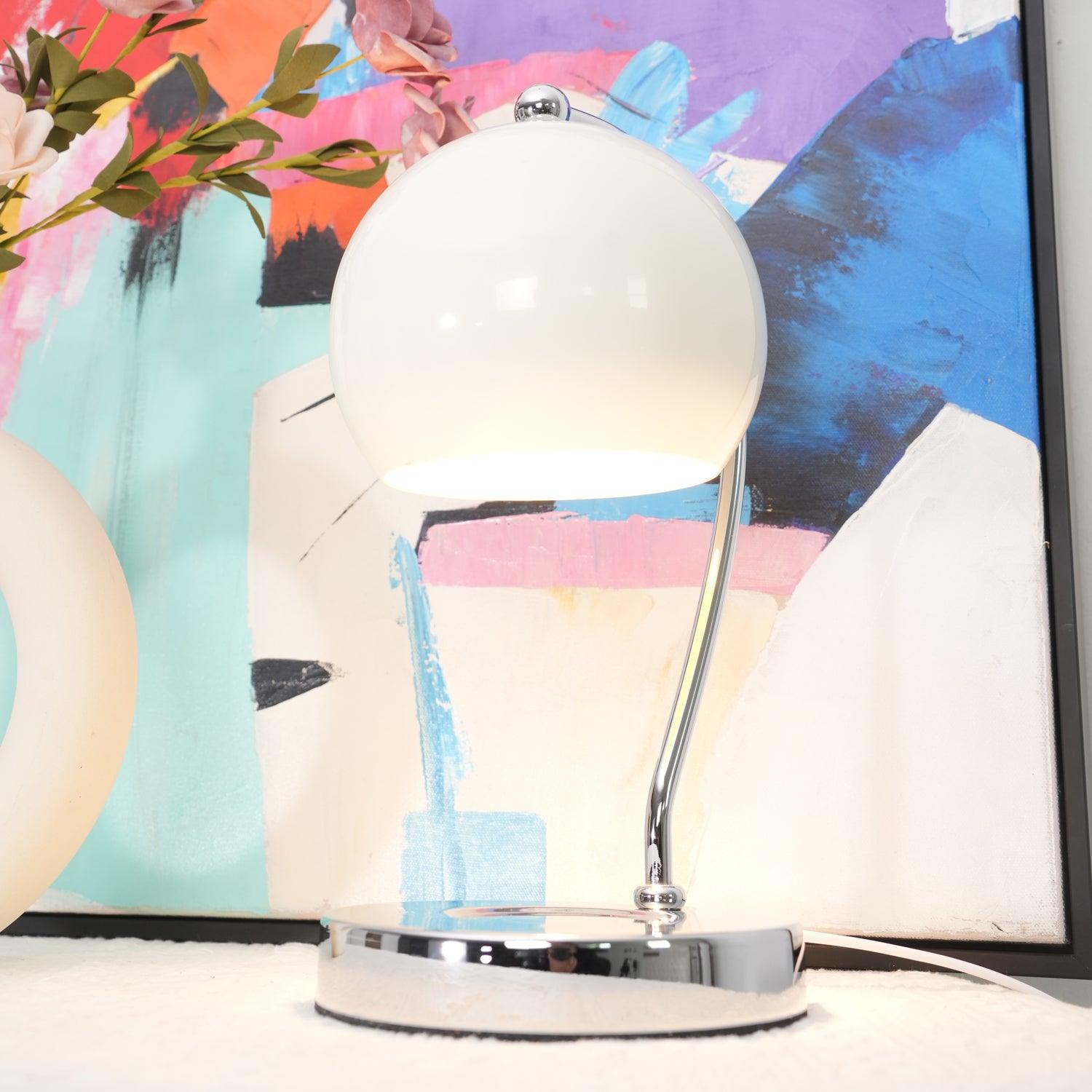 Metal Dennie Warmer Lamp, Bedside Table Lamp, detail 5