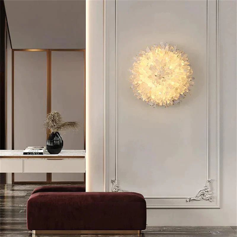 Primary Crystal Contemporary Wall Light, Bedroom Wall Sconce, detail 3