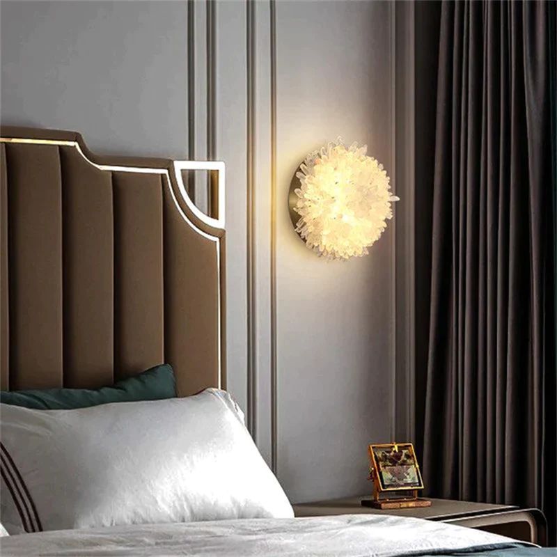 Primary Crystal Contemporary Wall Light, Bedroom Wall Sconce, detail 4