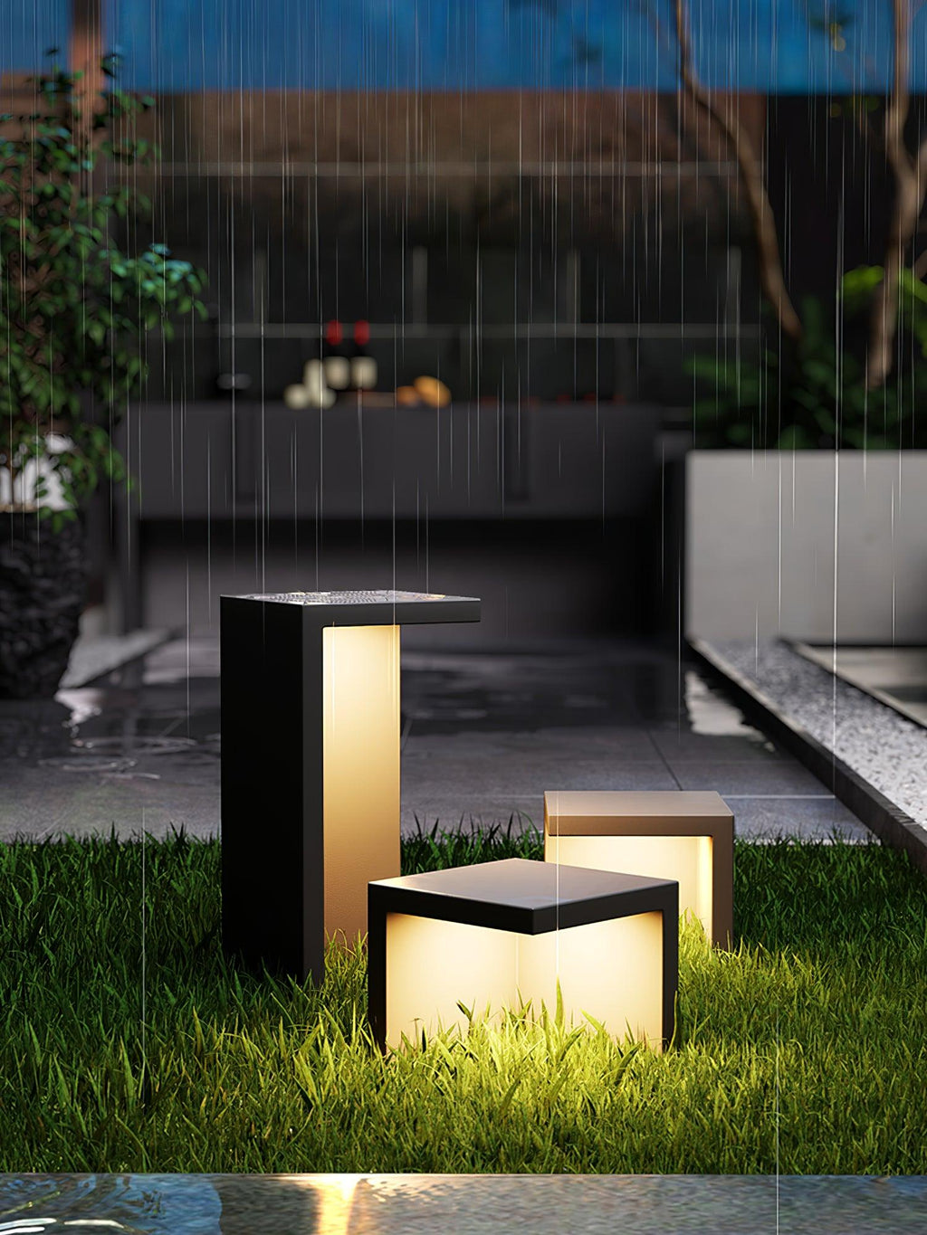 Acrylic Desk Chair Garden Light, Outdoor Wall Light, detail 13