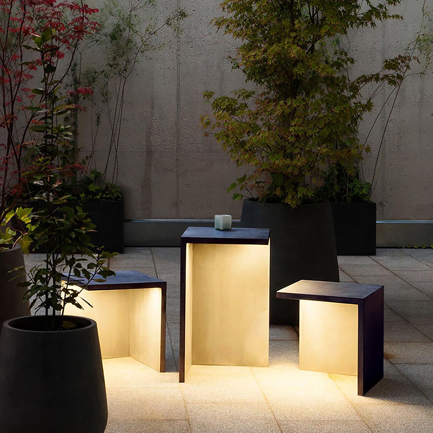 Acrylic Desk Chair Garden Light, Outdoor Wall Light, detail 2