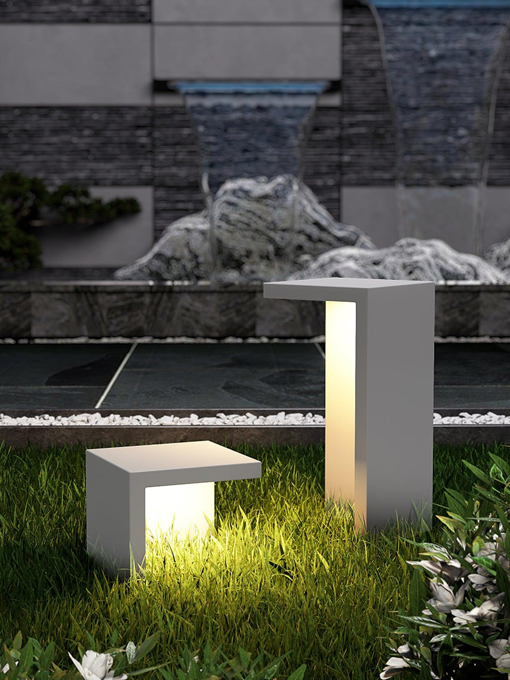Acrylic Desk Chair Garden Light, Outdoor Wall Light, detail 11