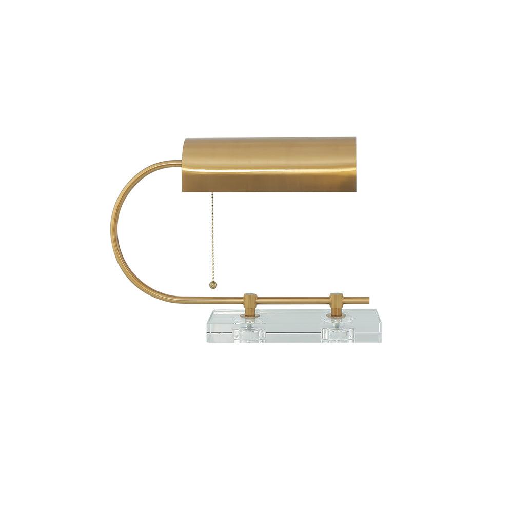 Dexter Desk Light, Bedside Table Lamp, Metal, ∅ 13.8″ x H 11.8″