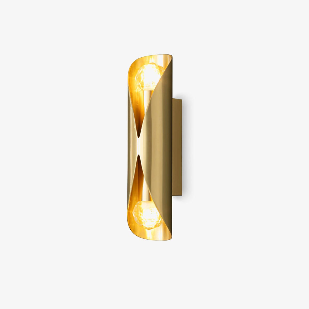 Diamonds Brass Wall Light, Hardwired Wall Sconce, detail 2