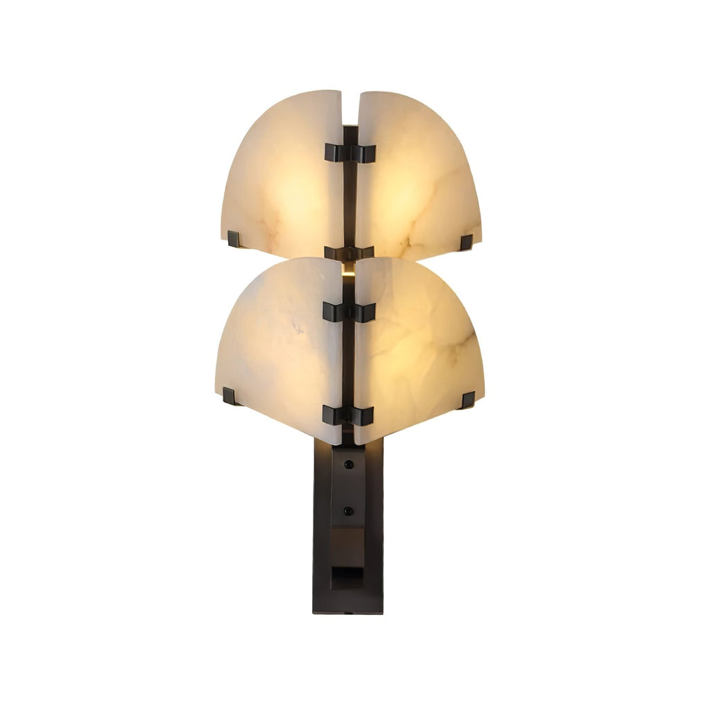 Dione Alabaster Wall Light, Hardwired Wall Sconce, detail 12