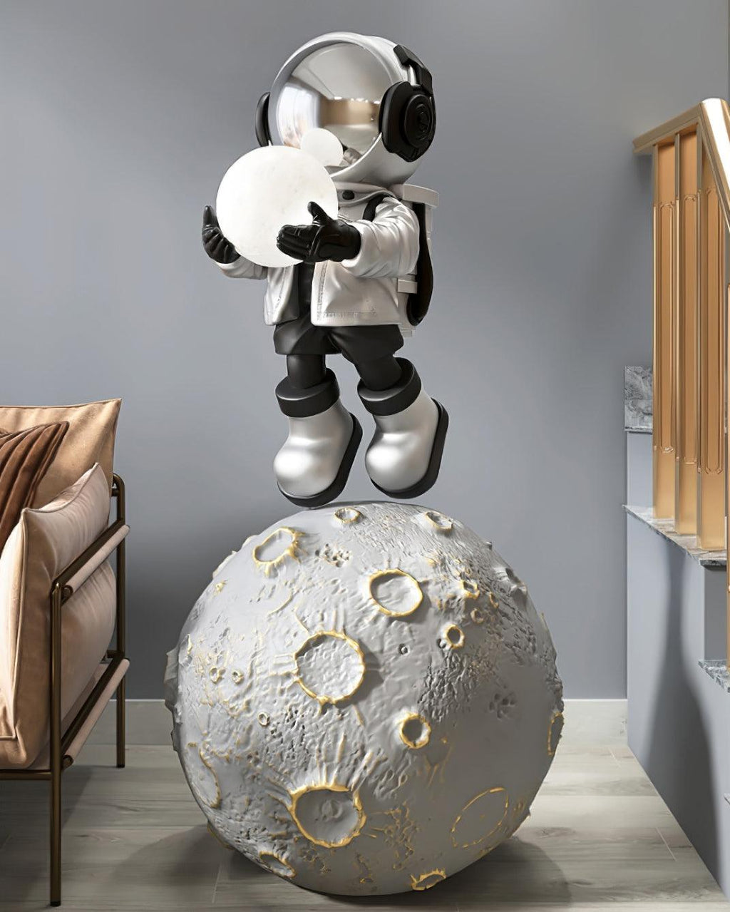 Diver Astronaut Built-in Battery Floor Light, Floor Lamp, detail 3