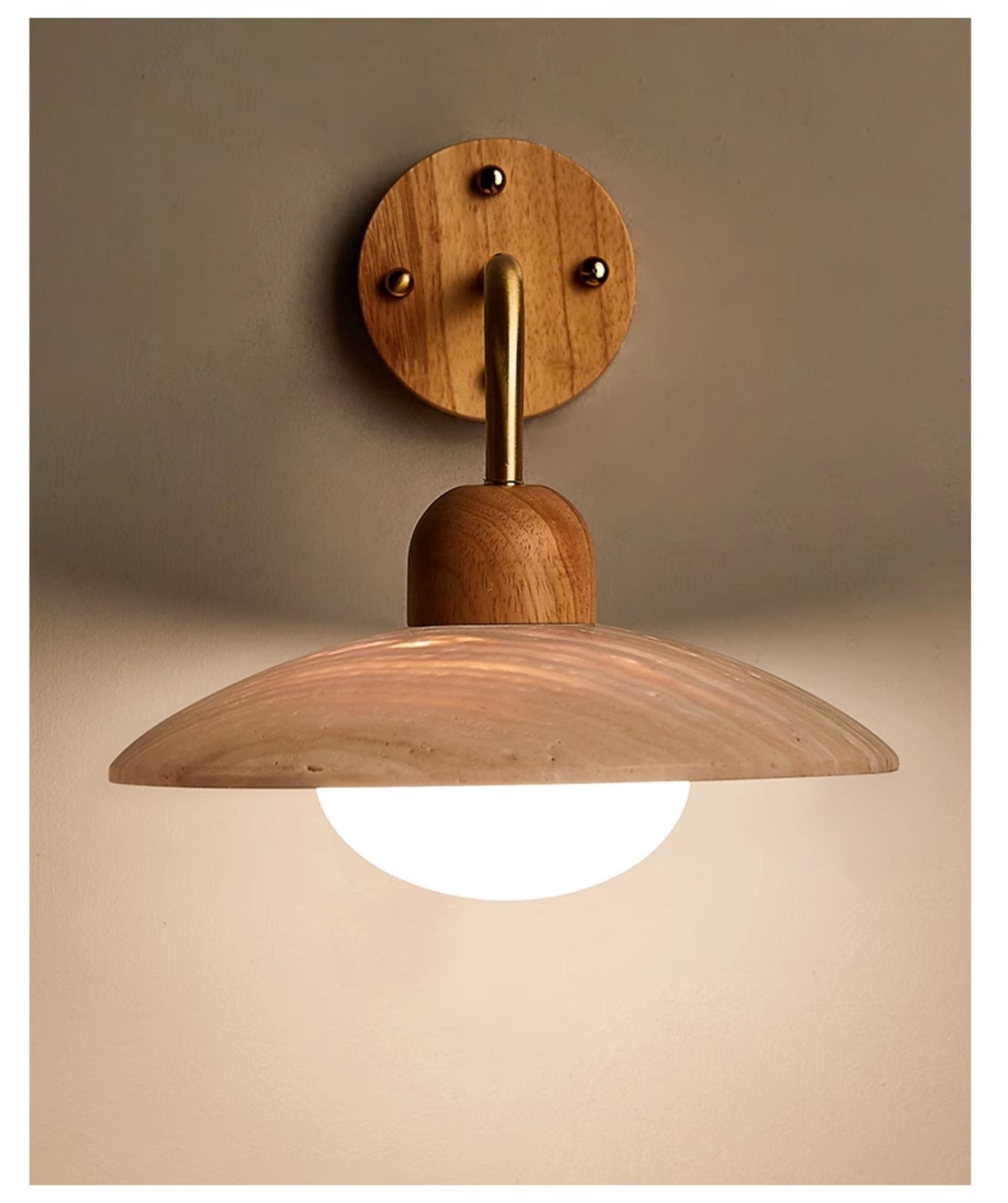Dome Arm Wall Light, Hardwired Wall Sconce, detail 10