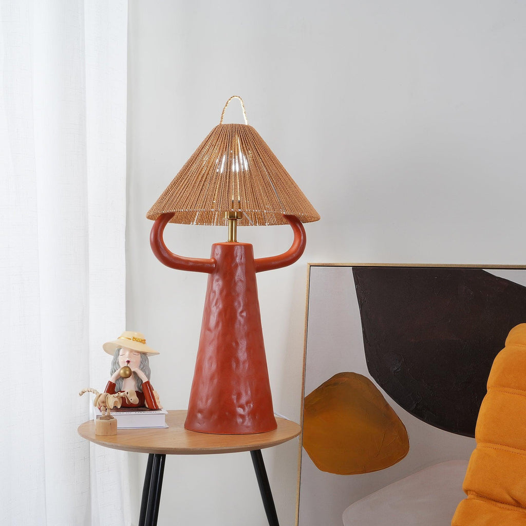 Horns Ceramic Table Light, Bedside Table Lamp, detail 30