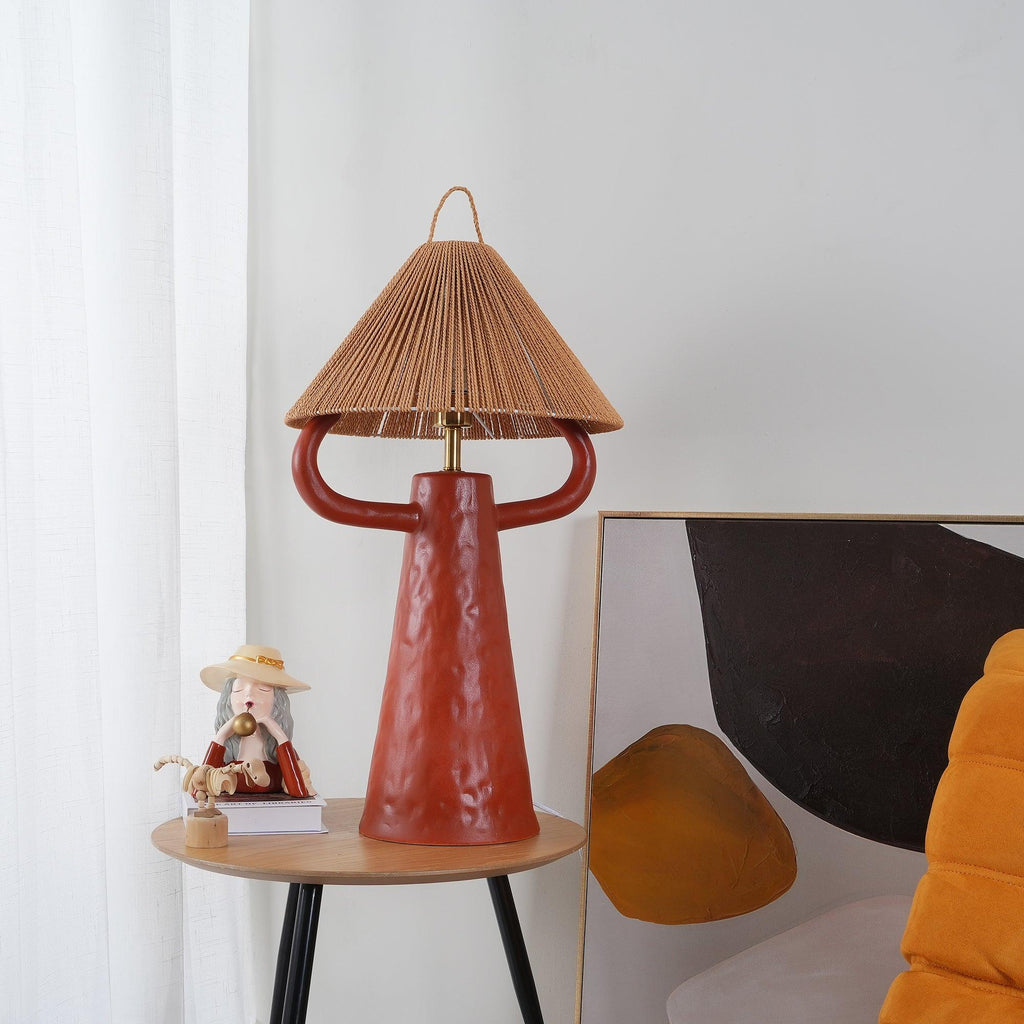 Horns Ceramic Table Light, Bedside Table Lamp, detail 31