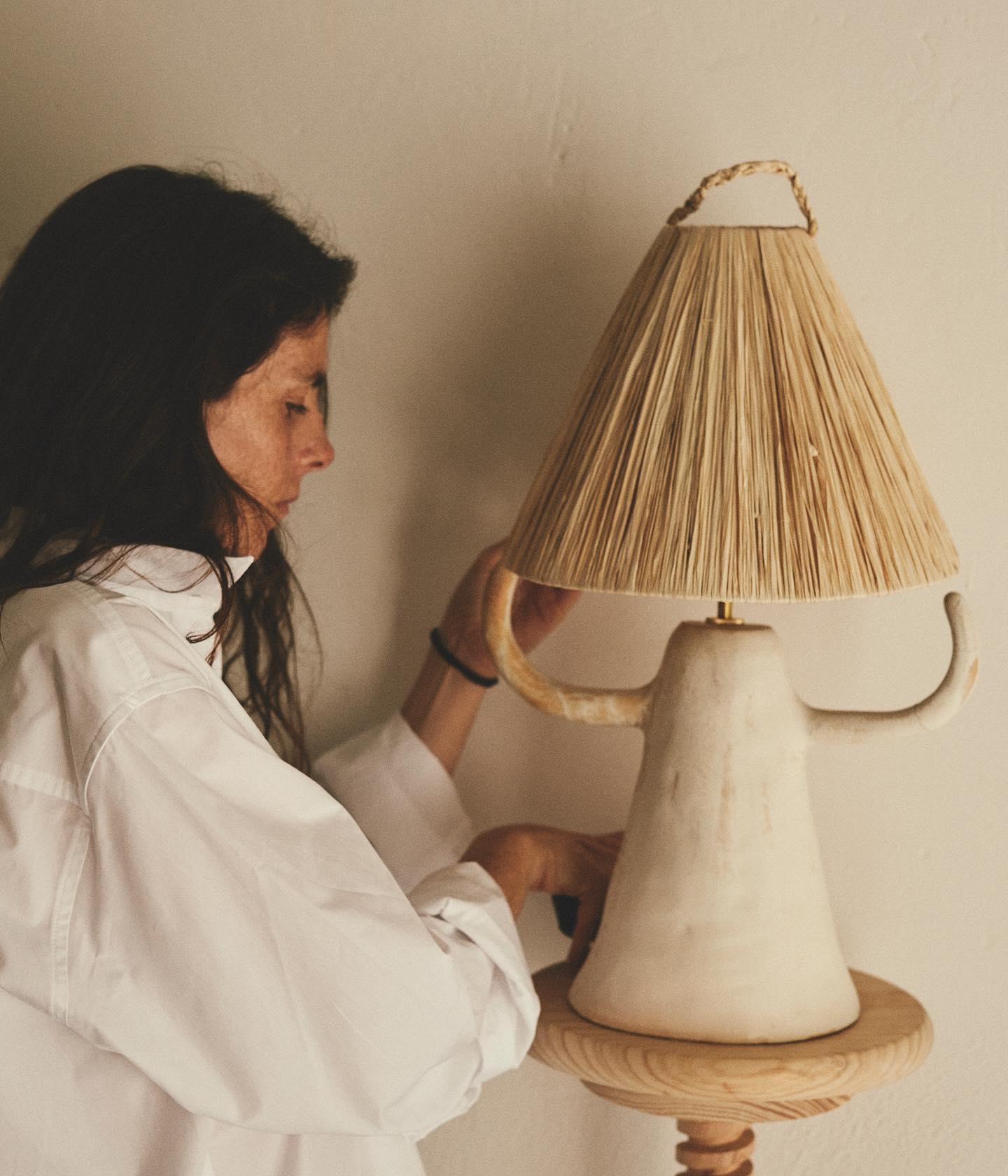 Horns Ceramic Table Light, Bedside Table Lamp, detail 22