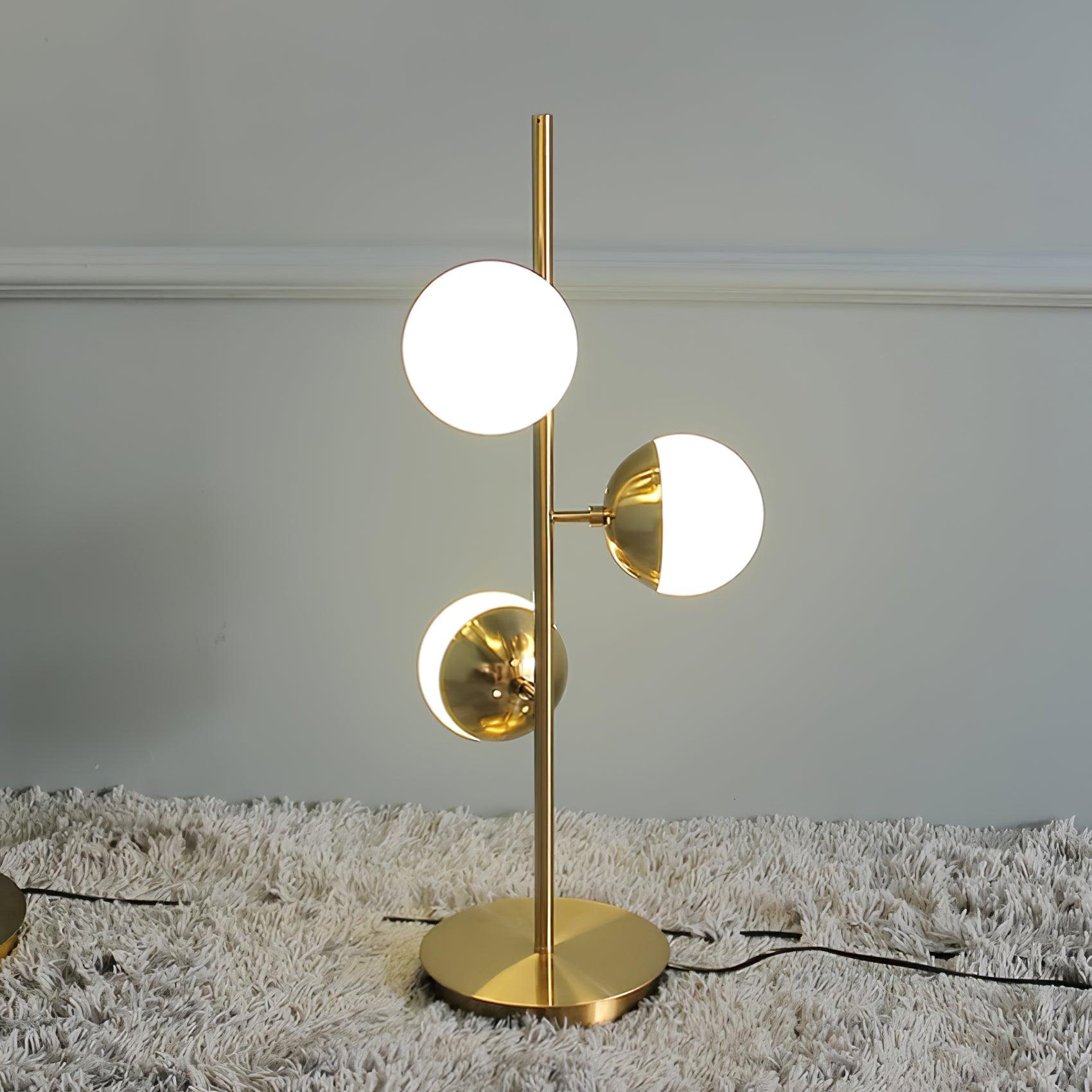 Glass Doppler LED Tree Lamp, Bedside Table Lamp, detail 4