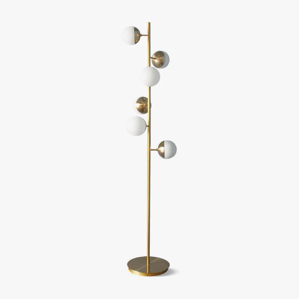Glass Doppler LED Tree Lamp, Bedside Table Lamp, Iron, Dia 33cm x H 162 cm