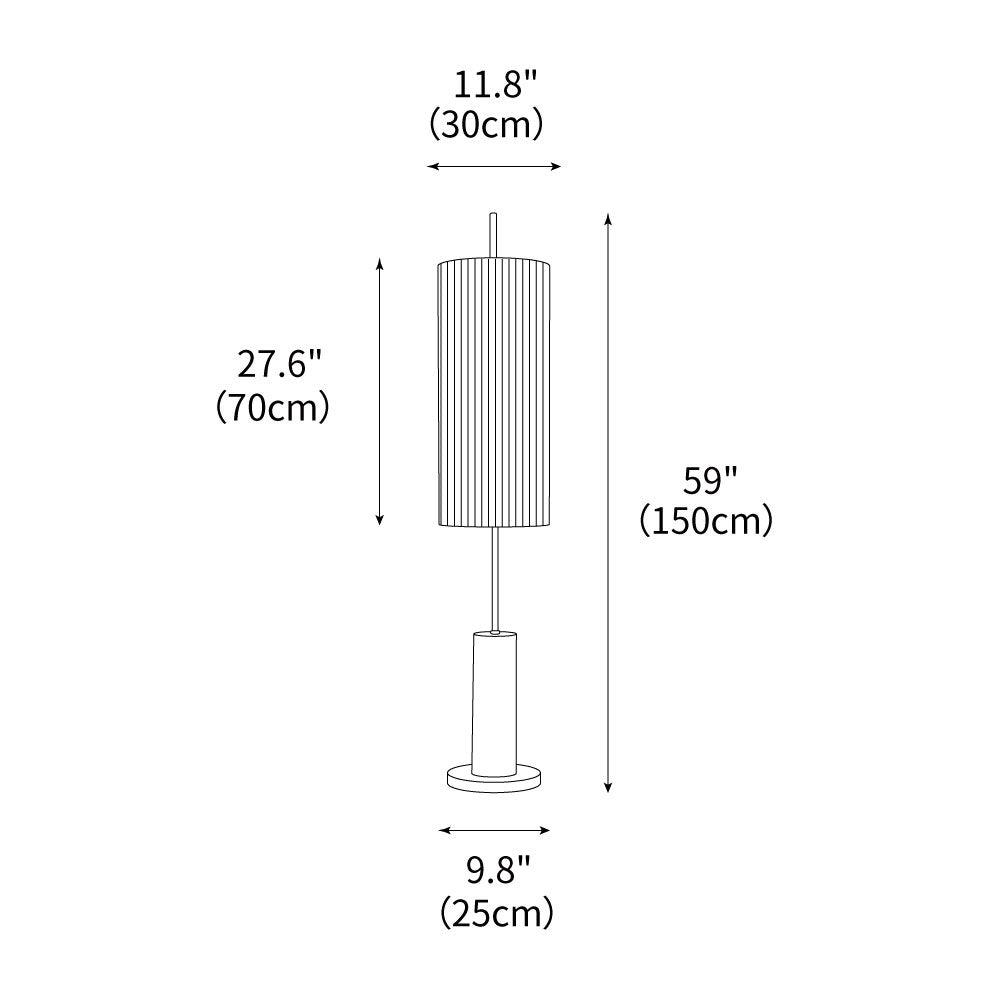 Dorica Floor Light 11.8", Floor Lamp, detail 3