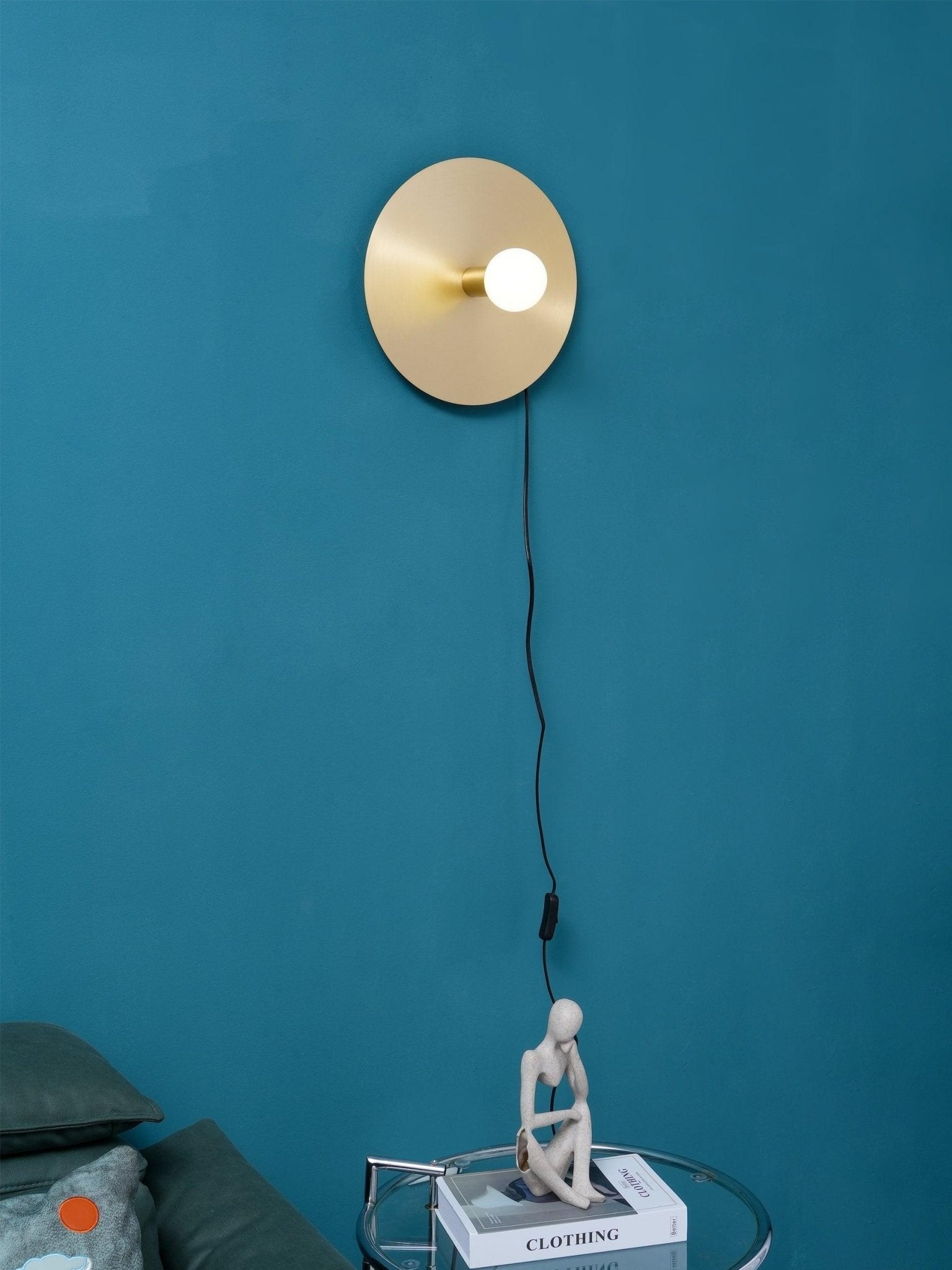Dot Sconce Wall Light, Plug-In Wall Sconce, detail 12