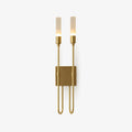 Double Arrow Wall Light, Hardwired Wall Sconce, Metal, Dia 10cm x H 60cm