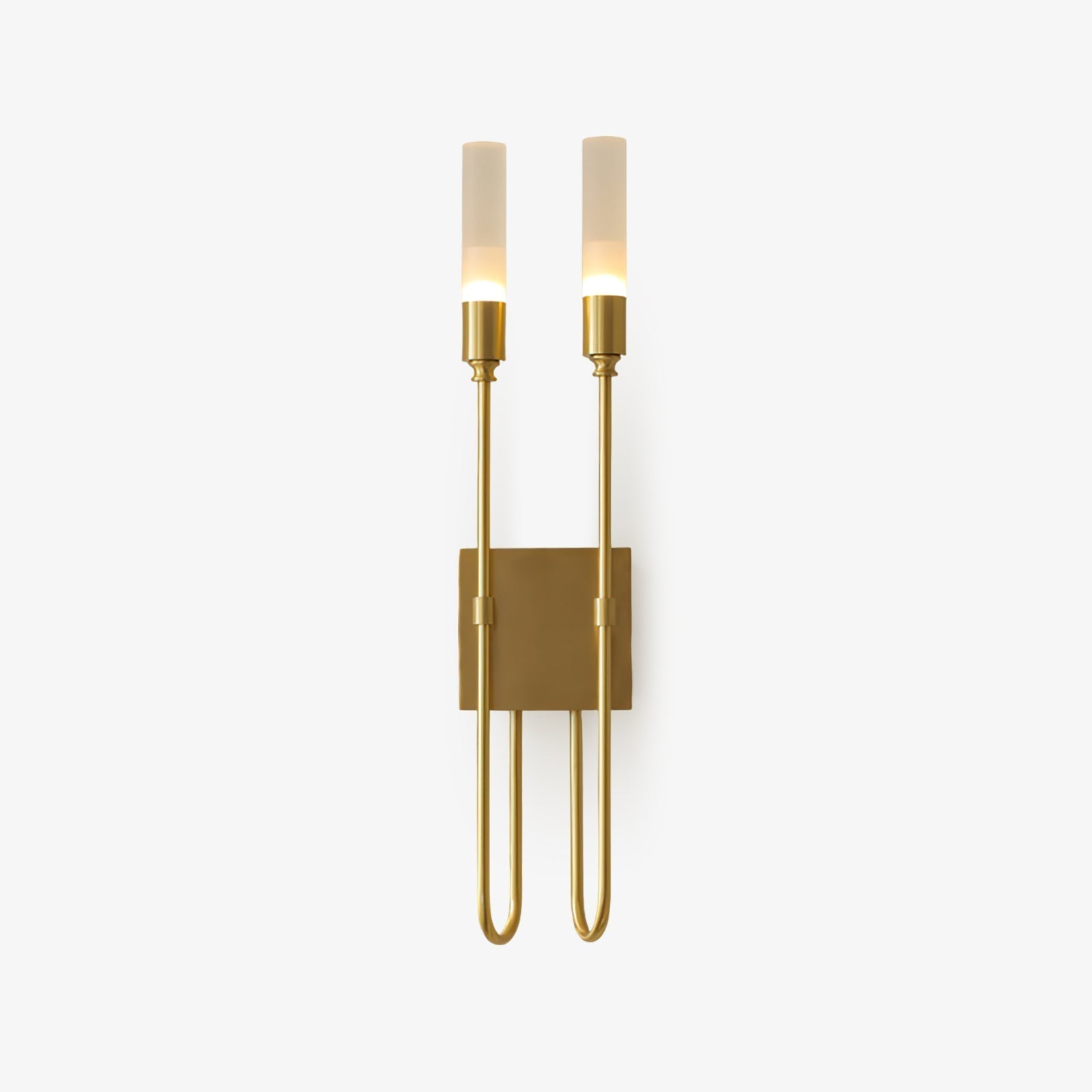 Double Arrow Wall Light, Hardwired Wall Sconce, Metal, Dia 10cm x H 60cm