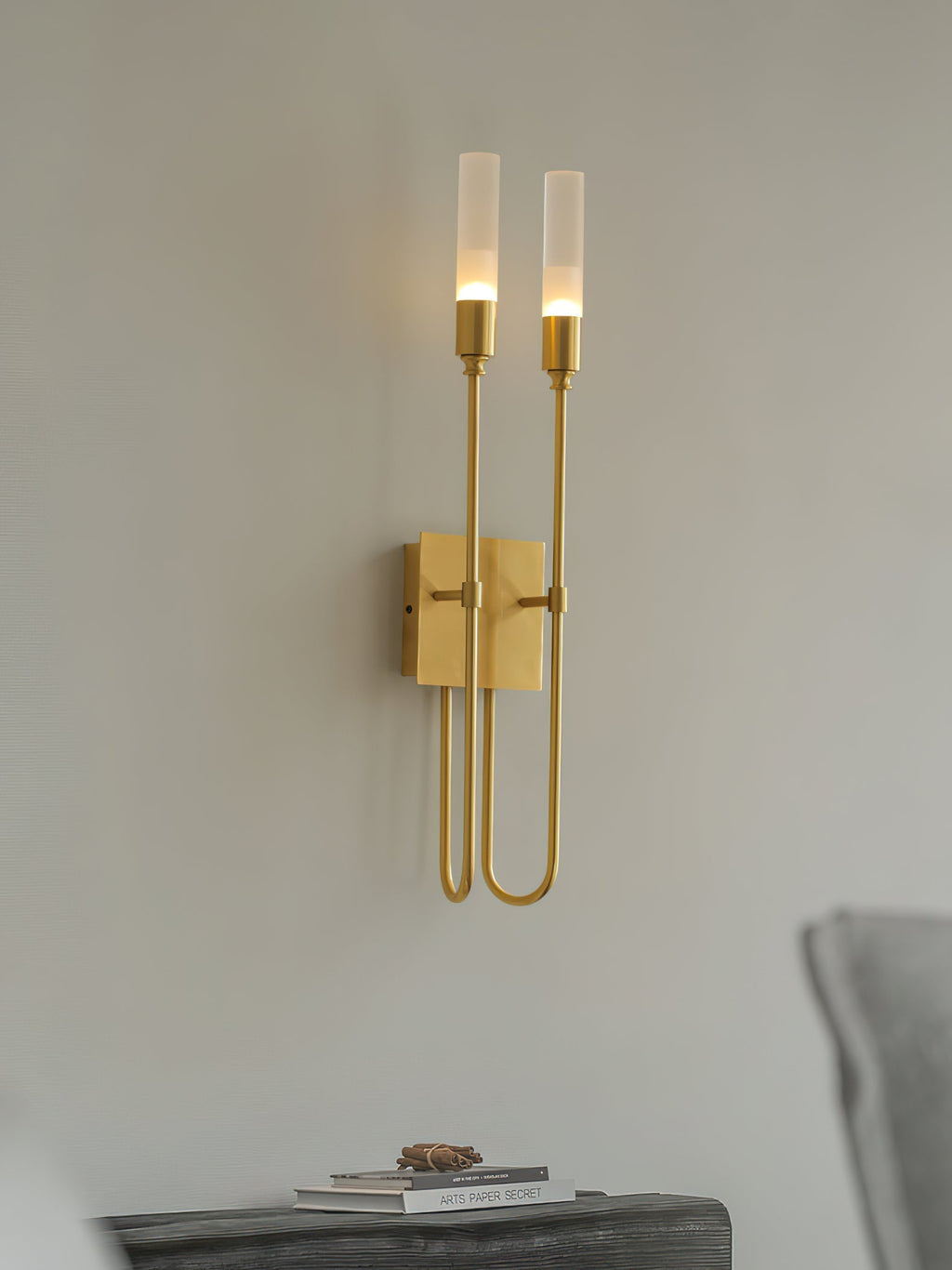 Double Arrow Wall Light, Hardwired Wall Sconce, detail 29